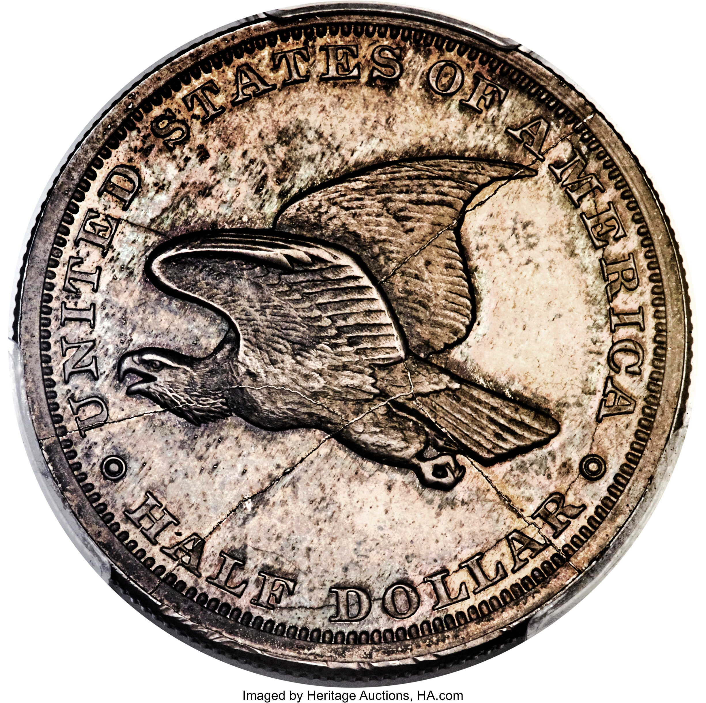 image for: 1839 P50C Capped Bust Half Dollar, Judd-100 Restrike, Pollock-110, R.8 PR63 PCGS....