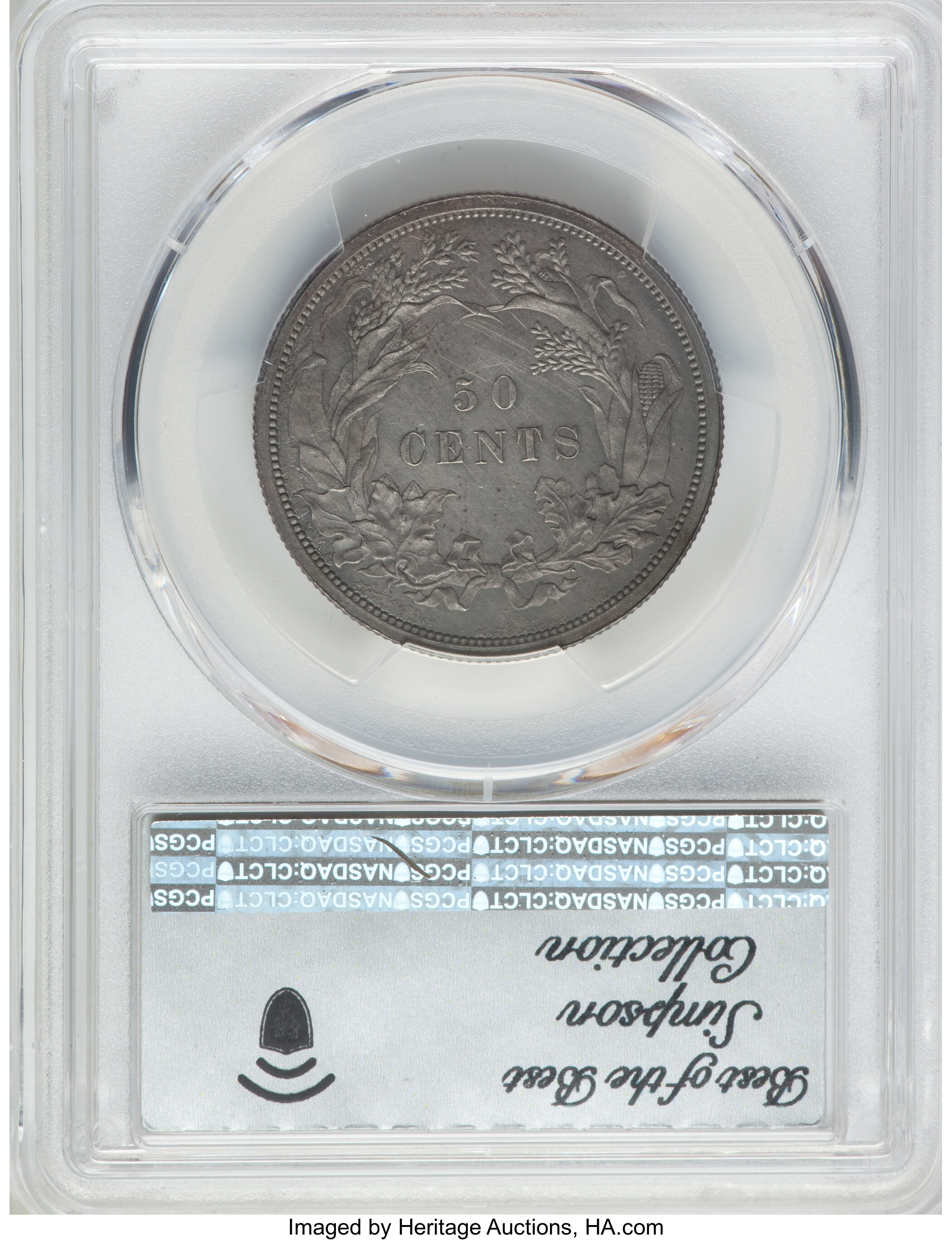 image for: 1859 P50C Half Dollar, Judd-251, Pollock-290, High R.7, PR61 PCGS....