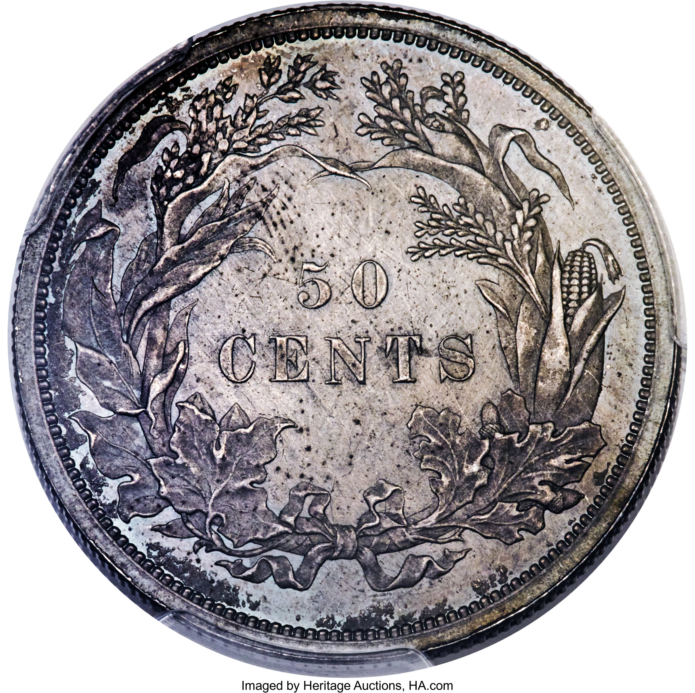 image for: 1859 P50C Half Dollar, Judd-251, Pollock-290, High R.7, PR61 PCGS....