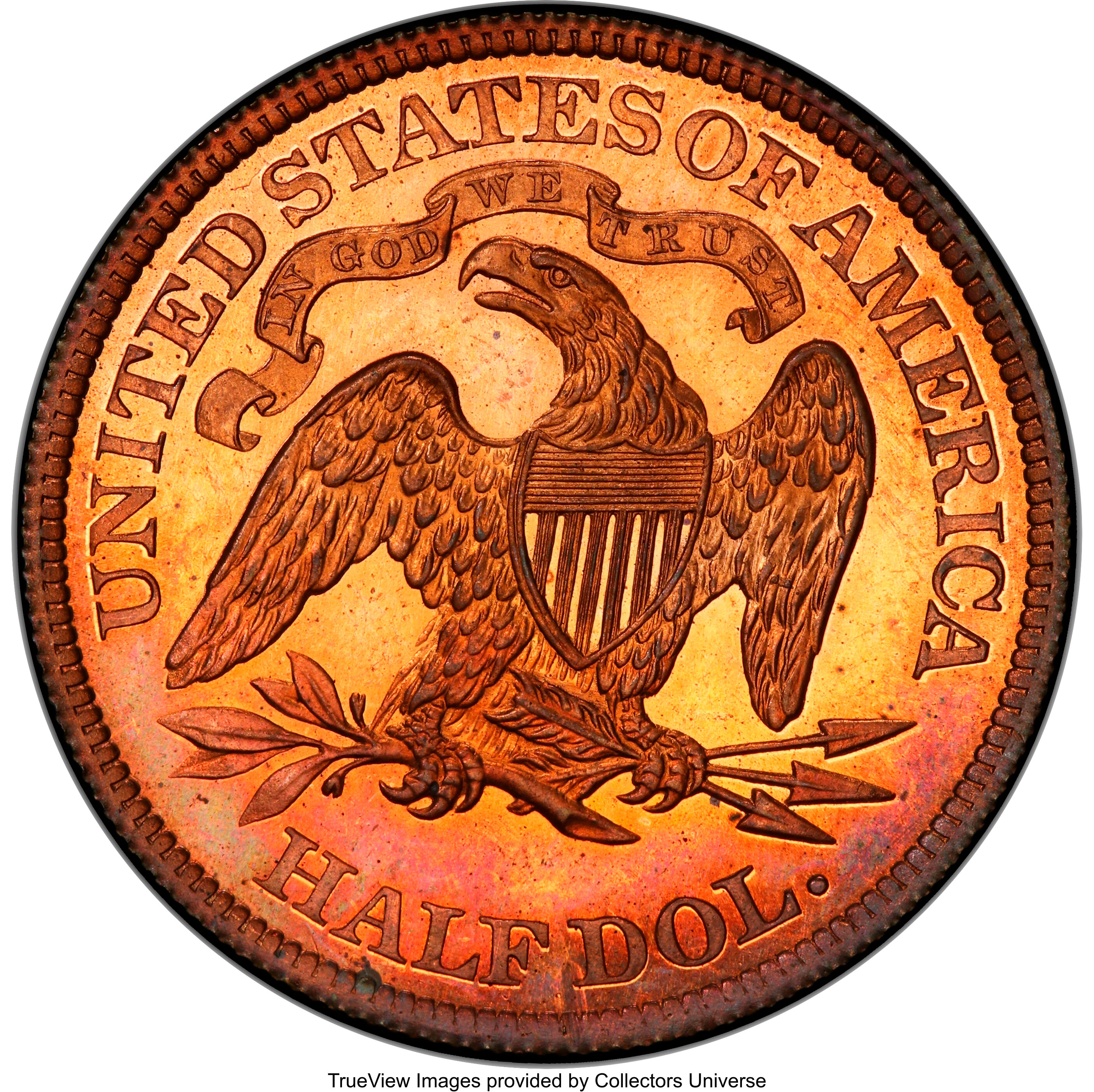 image for: 1874 50C Half Dollar, Judd-1361, Pollock-1506, R.8, PR66 Red PCGS....