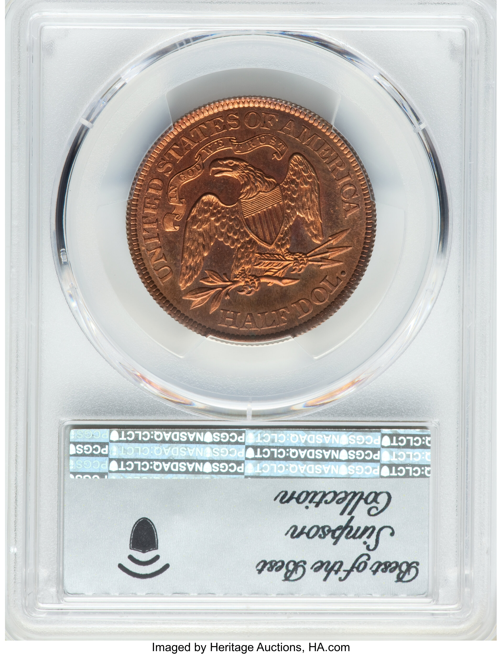 image for: 1874 50C Half Dollar, Judd-1361, Pollock-1506, R.8, PR66 Red PCGS....