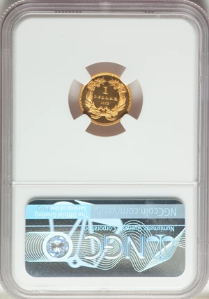 image for: 1863 G$1 PR65 Ultra Cameo NGC. JD-1, High R.6....