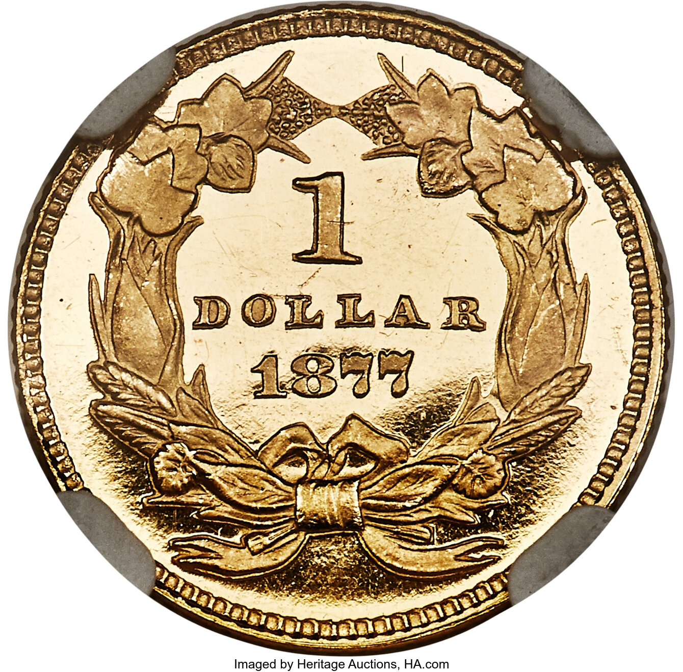 image for: 1877 G$1 PR66★  Ultra Cameo NGC. JD-2, R.7....
