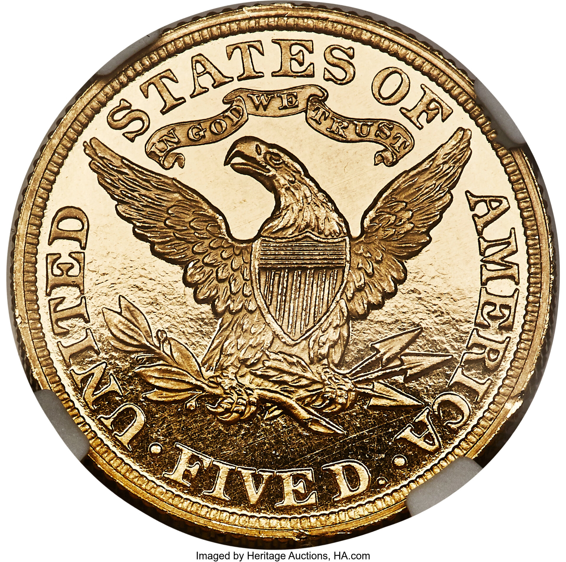 image for: 1881 $5 PR66 Cameo NGC. JD-1, R.6....