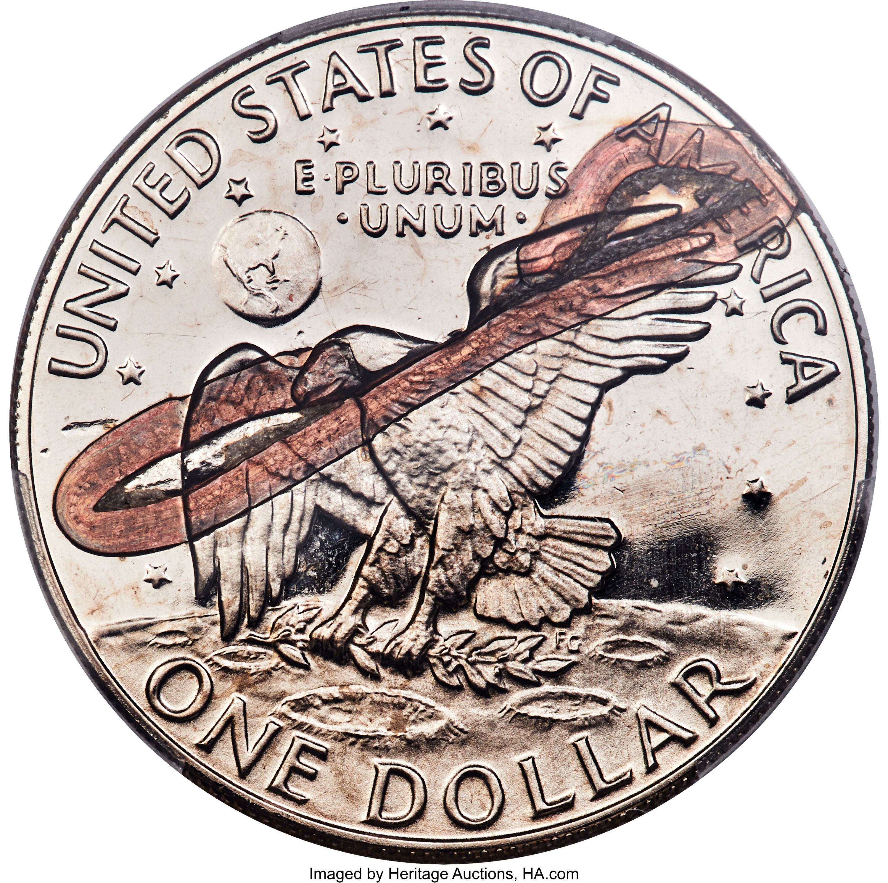 1977-S $1  Clad PR DCAM AU53 DCAM thumbnail 11