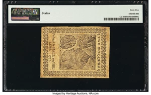 image for: Continental Currency February 26, 1777 $2 PMG Choice Extremely Fine 45....