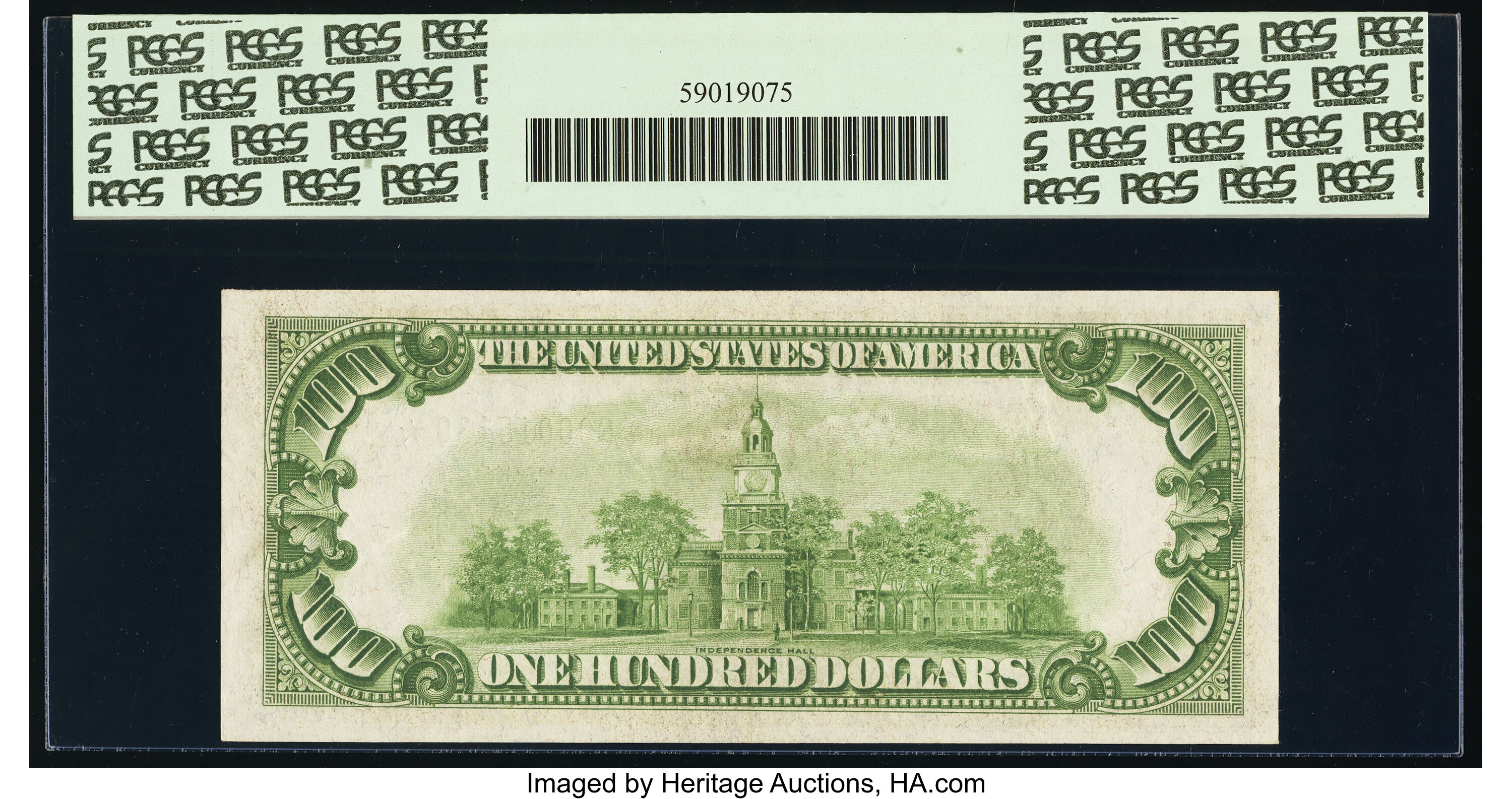 image for: Fr. 2152-G* $100 1934 Dark Green Seal Federal Reserve Star Note. PCGS Very Choice New 64PPQ....