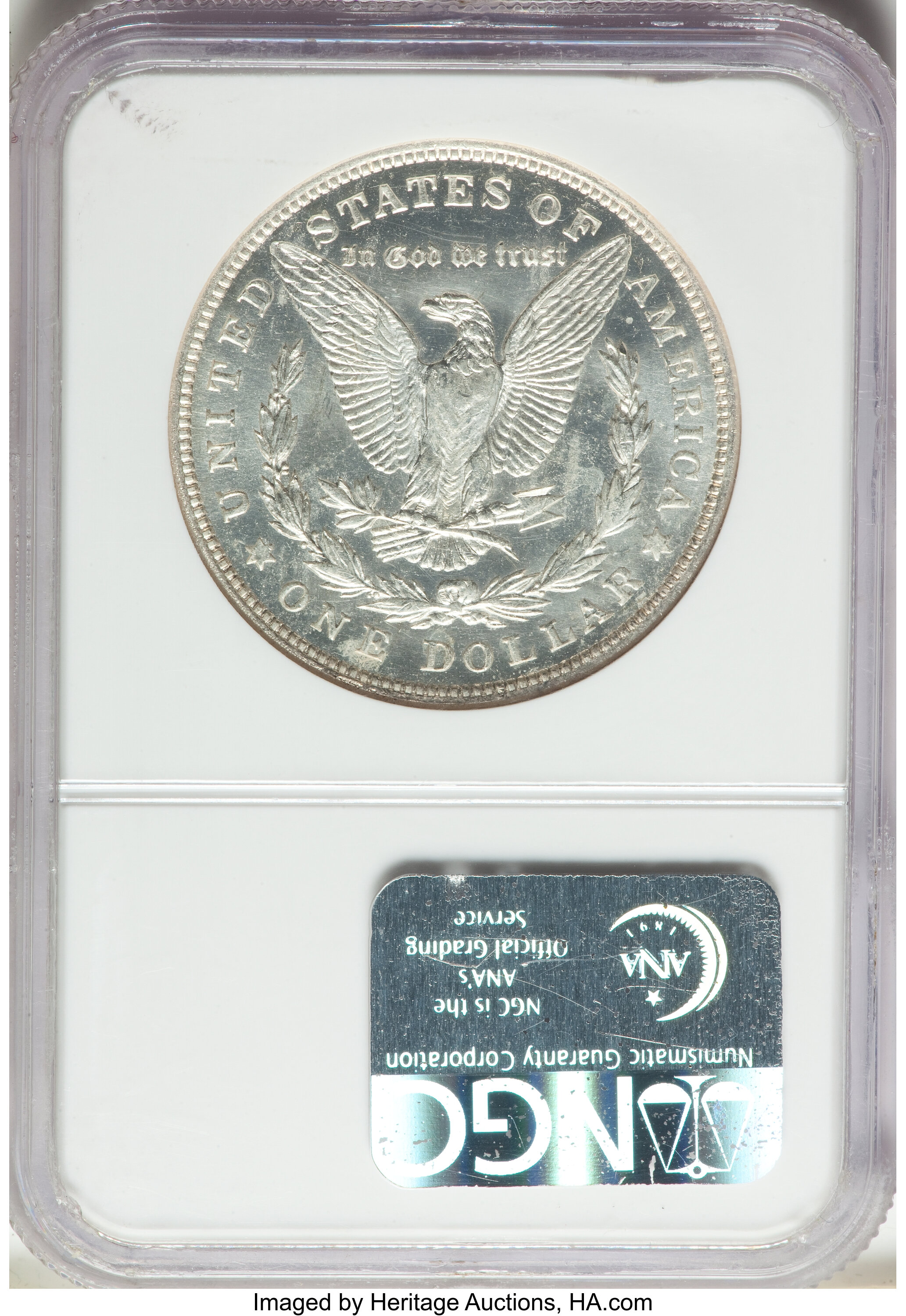 1921 $1  Morgan MS DMPL MS63 DMPL CAC thumbnail 10