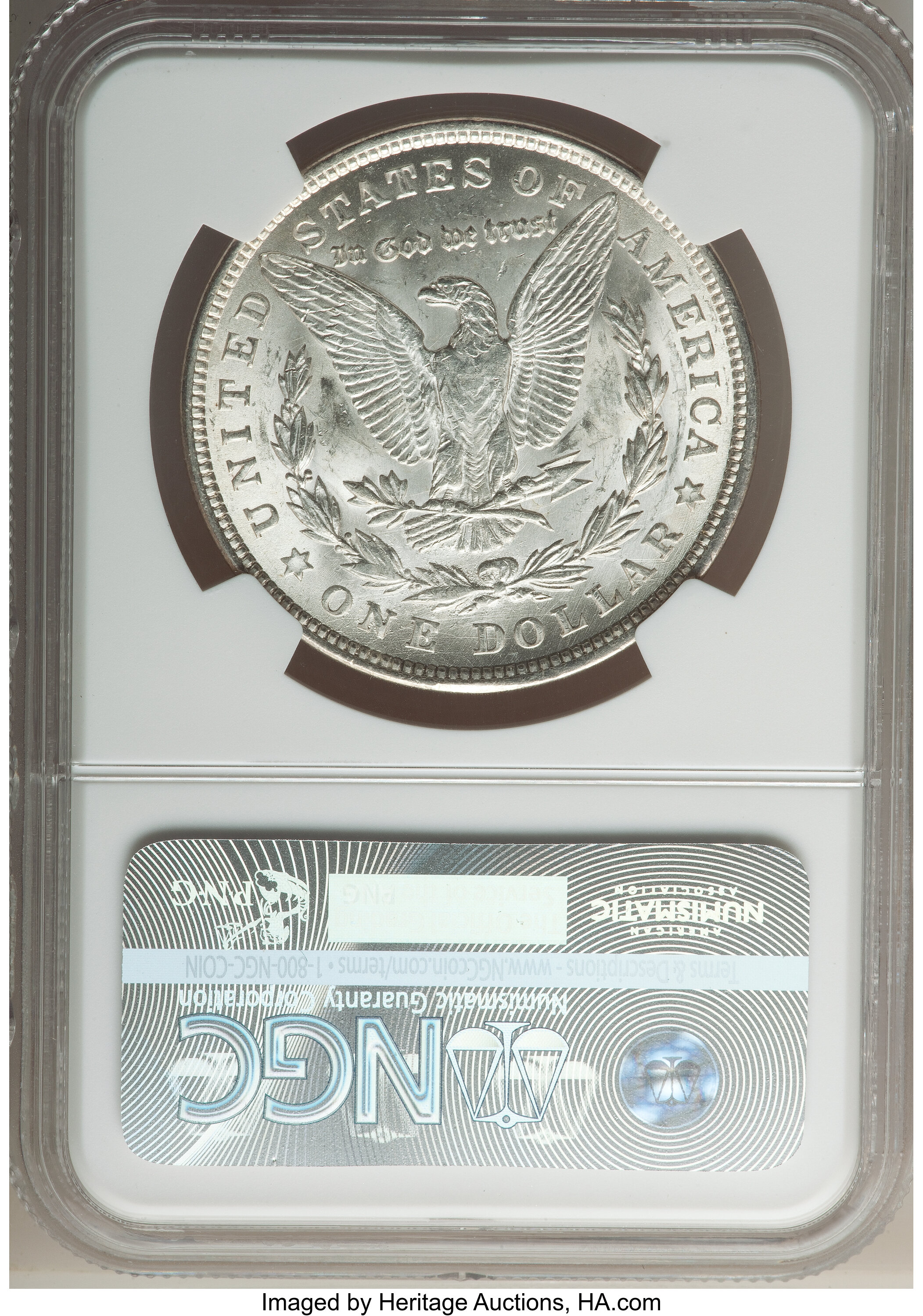1921 $1  Morgan, Pitted Reverse, VAM-41A AU50 thumbnail 25