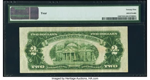 image for: Fr. 1502* $2 1928A Legal Tender Star Note. PMG Very Fine 25 Net....