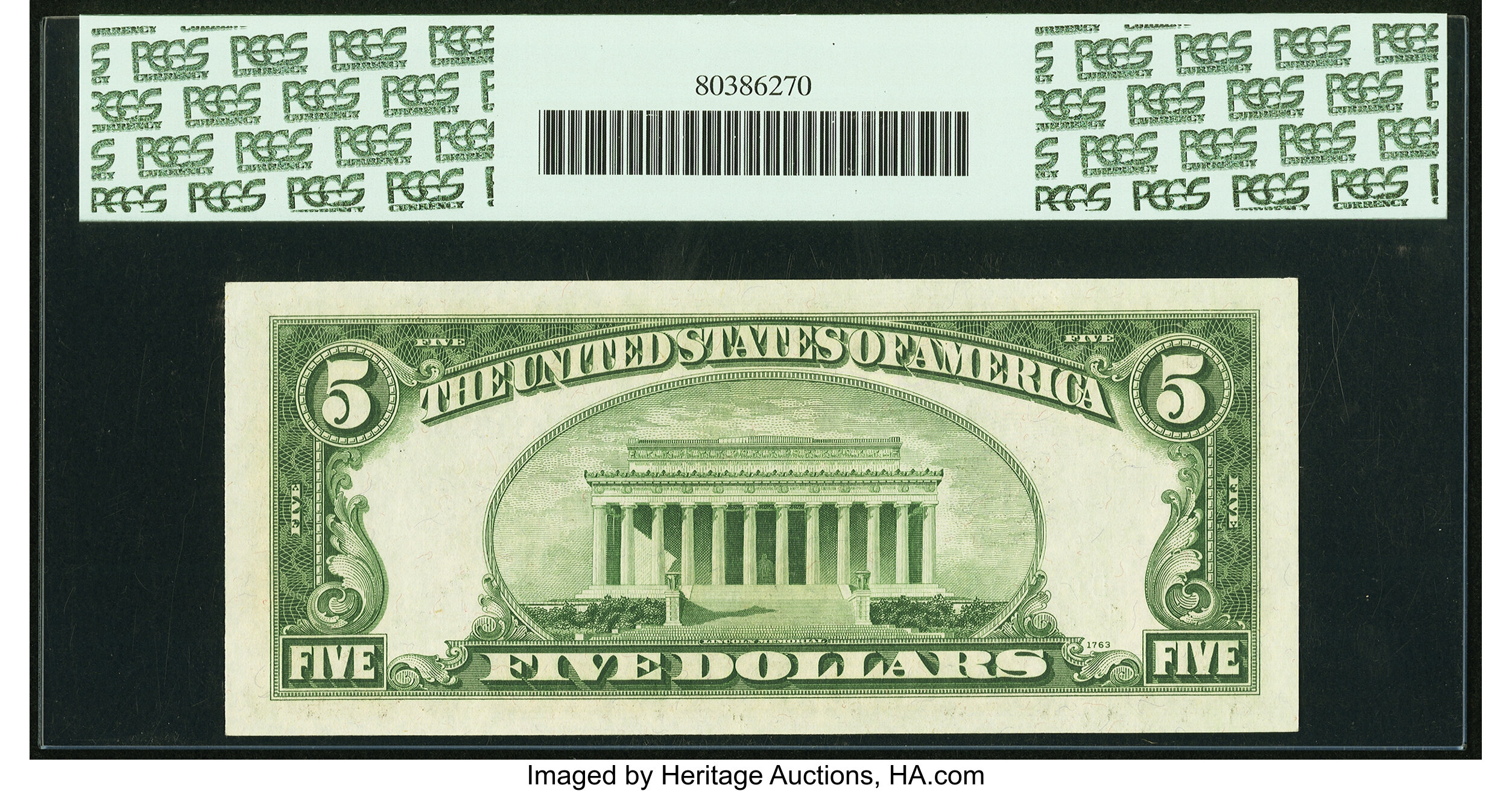 image for: Fr. 1961-D* $5 1950 Wide I Federal Reserve Star Note. PCGS Superb Gem New 67PPQ....