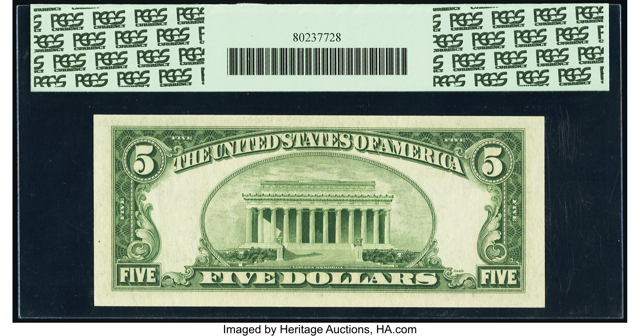 image for: Fr. 1966-L* $5 1950E Federal Reserve Star Note. PCGS Very Choice New 64PPQ....