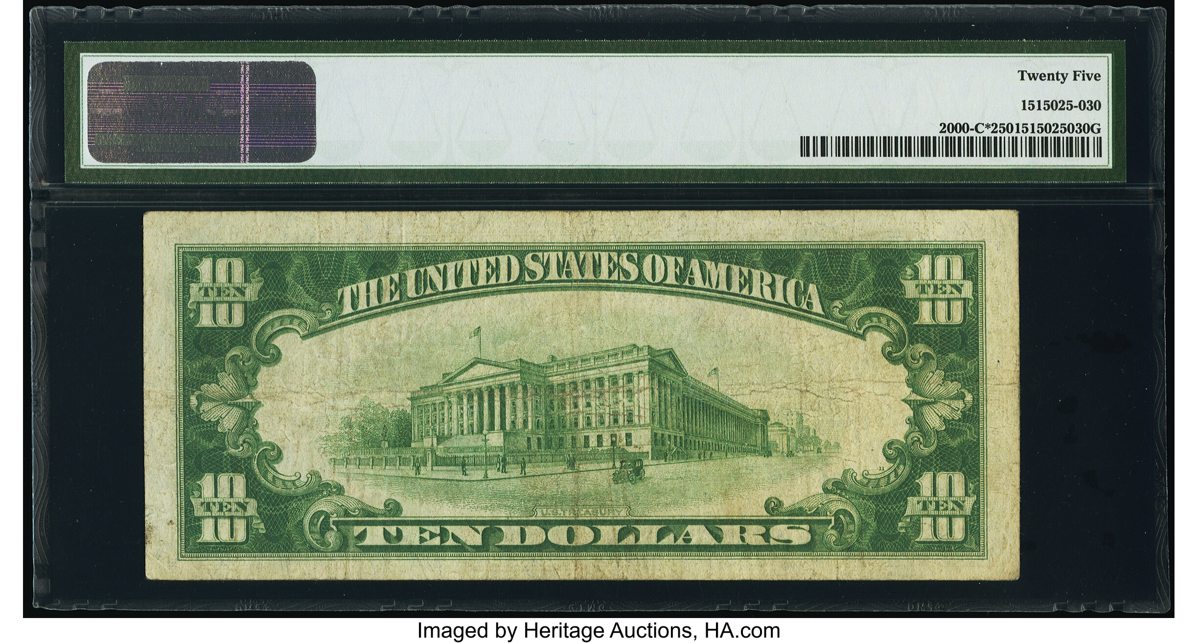 image for: Fr. 2000-C* $10 1928 Federal Reserve Star Note. PMG Very Fine 25....