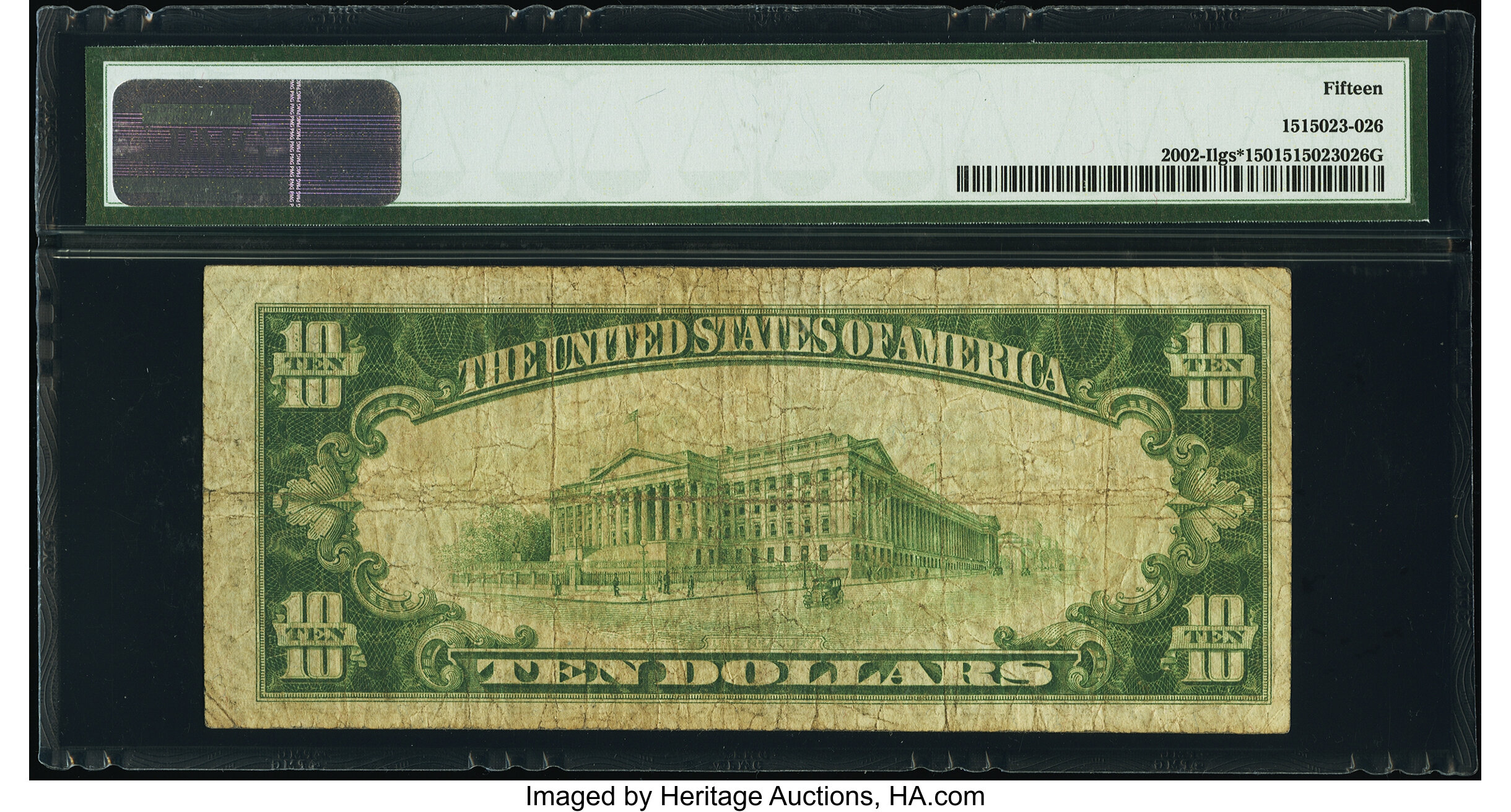 image for: Fr. 2002-I* $10 1928B Light Green Seal Federal Reserve Star Note. PMG Choice Fine 15....
