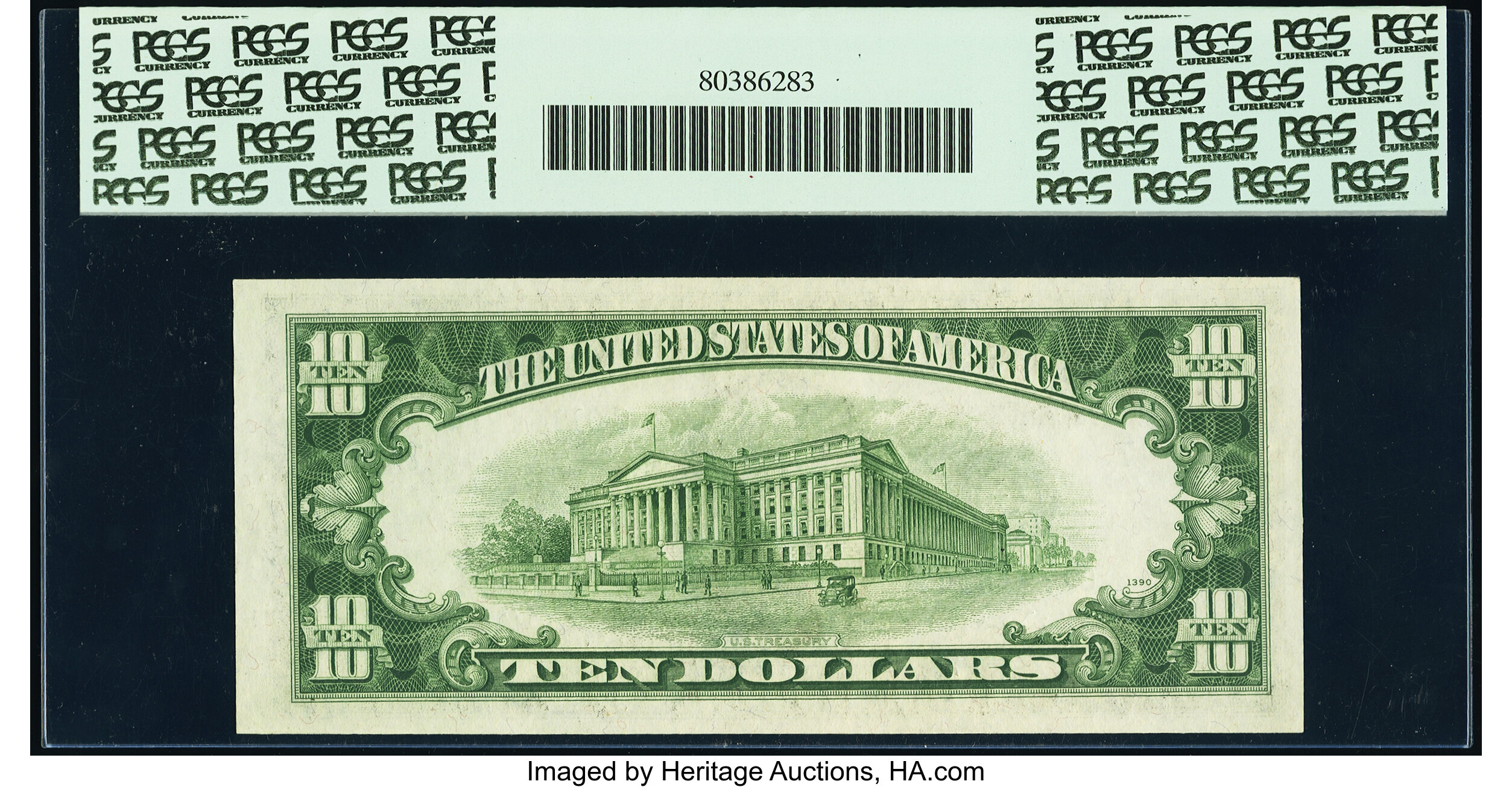 image for: Fr. 2010-G* $10 1950 Narrow Federal Reserve Star Note. PCGS Choice New 63PPQ....