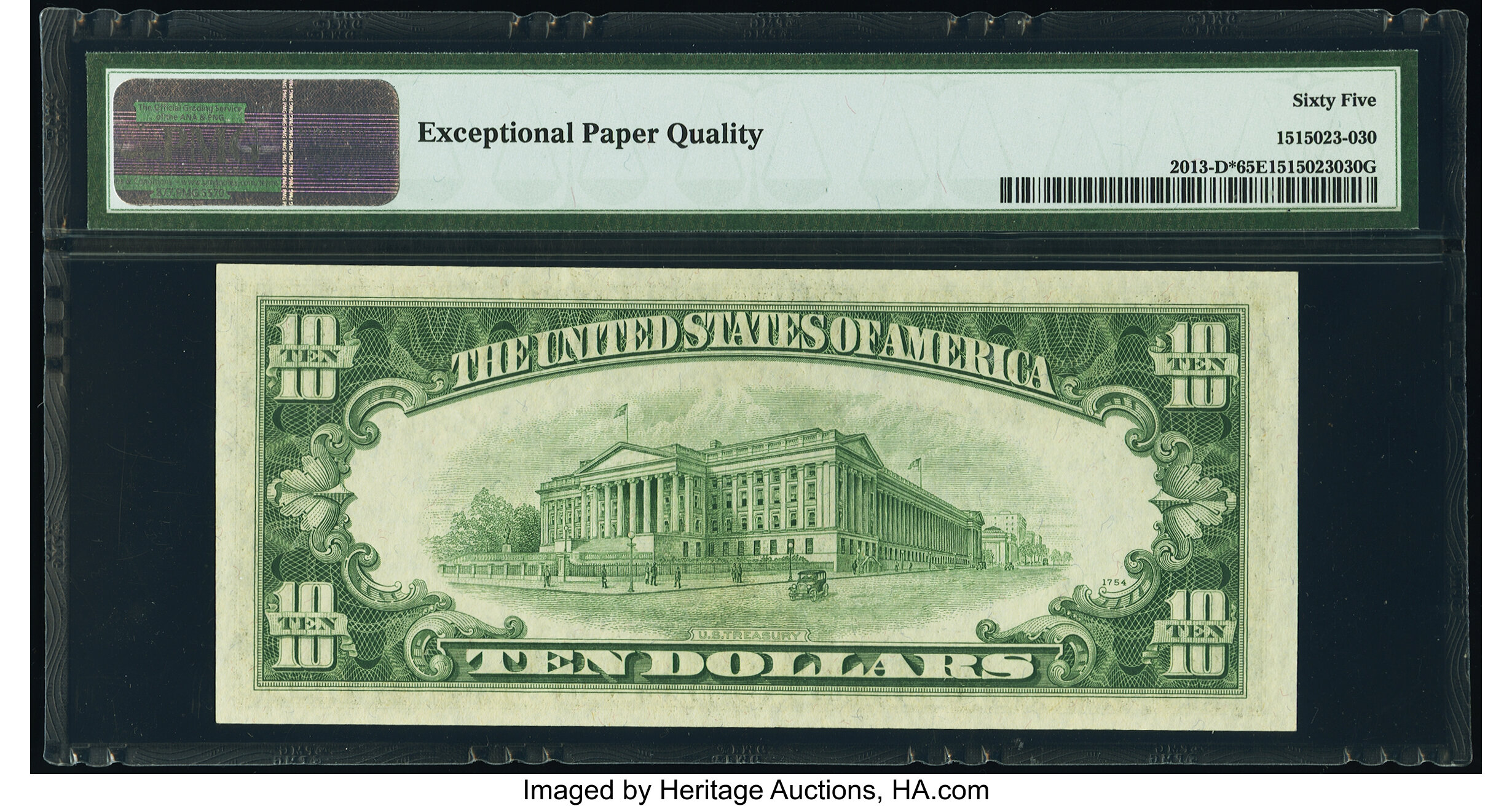 image for: Fr. 2013-D* $10 1950C Federal Reserve Star Note. PMG Gem Uncirculated 65 EPQ....