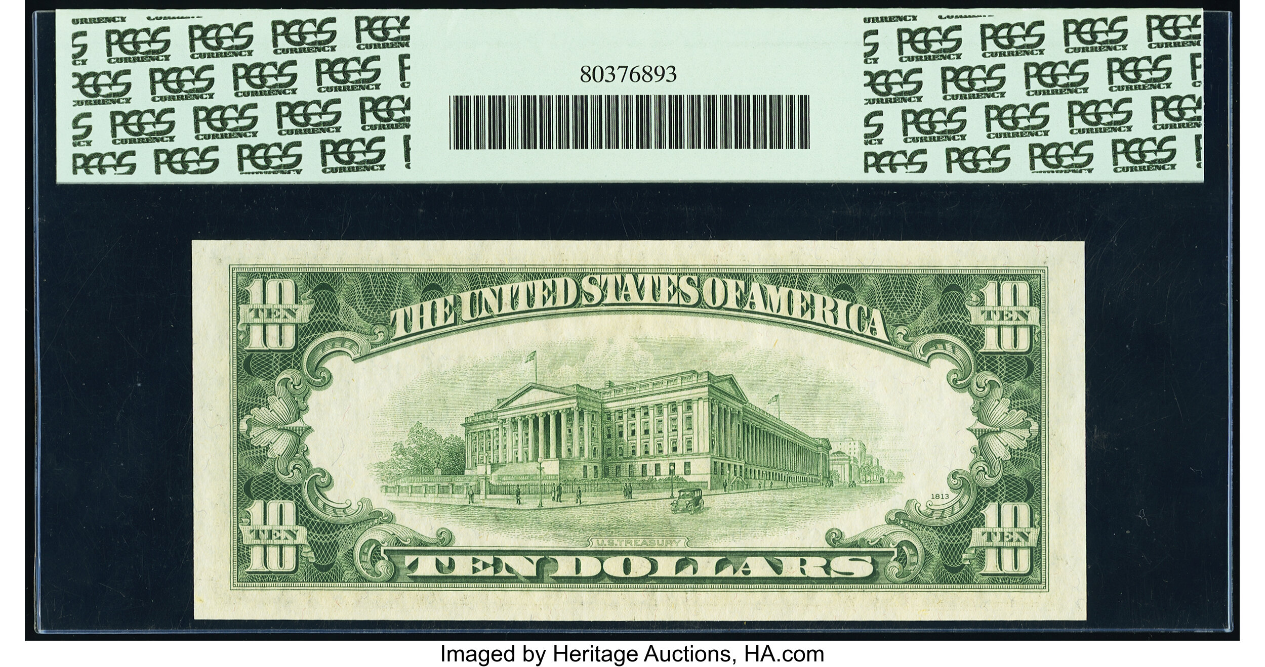 image for: Fr. 2014-L* $10 1950D Federal Reserve Star Note. PCGS Gem New 66PPQ....