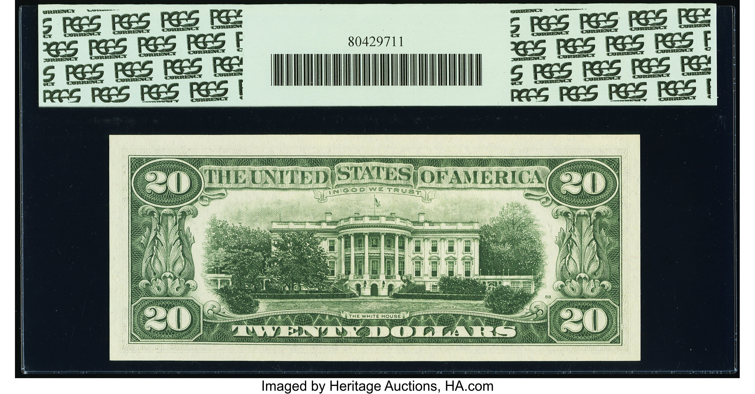 image for: Fr. 2067-J* $20 1969 Federal Reserve Star Note. PCGS Gem New 65PPQ....