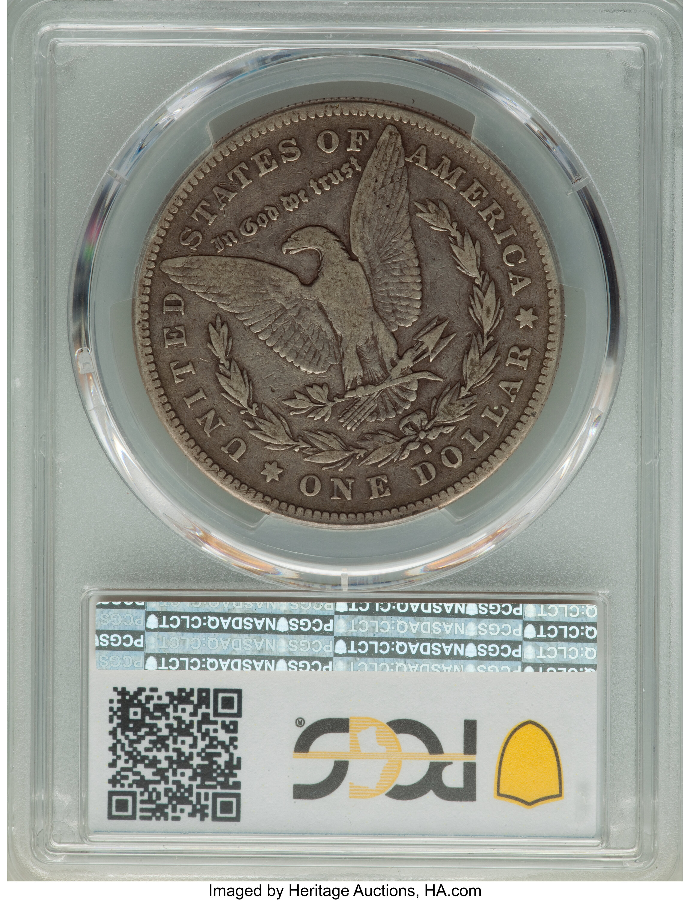 image for: 1878-S $1 VAM-56, Long Arrow Shaft Fine 15 PCGS. A Top 100 Variety. PCGS Population: (7/55). NGC Census: (0/0). Fine 15....