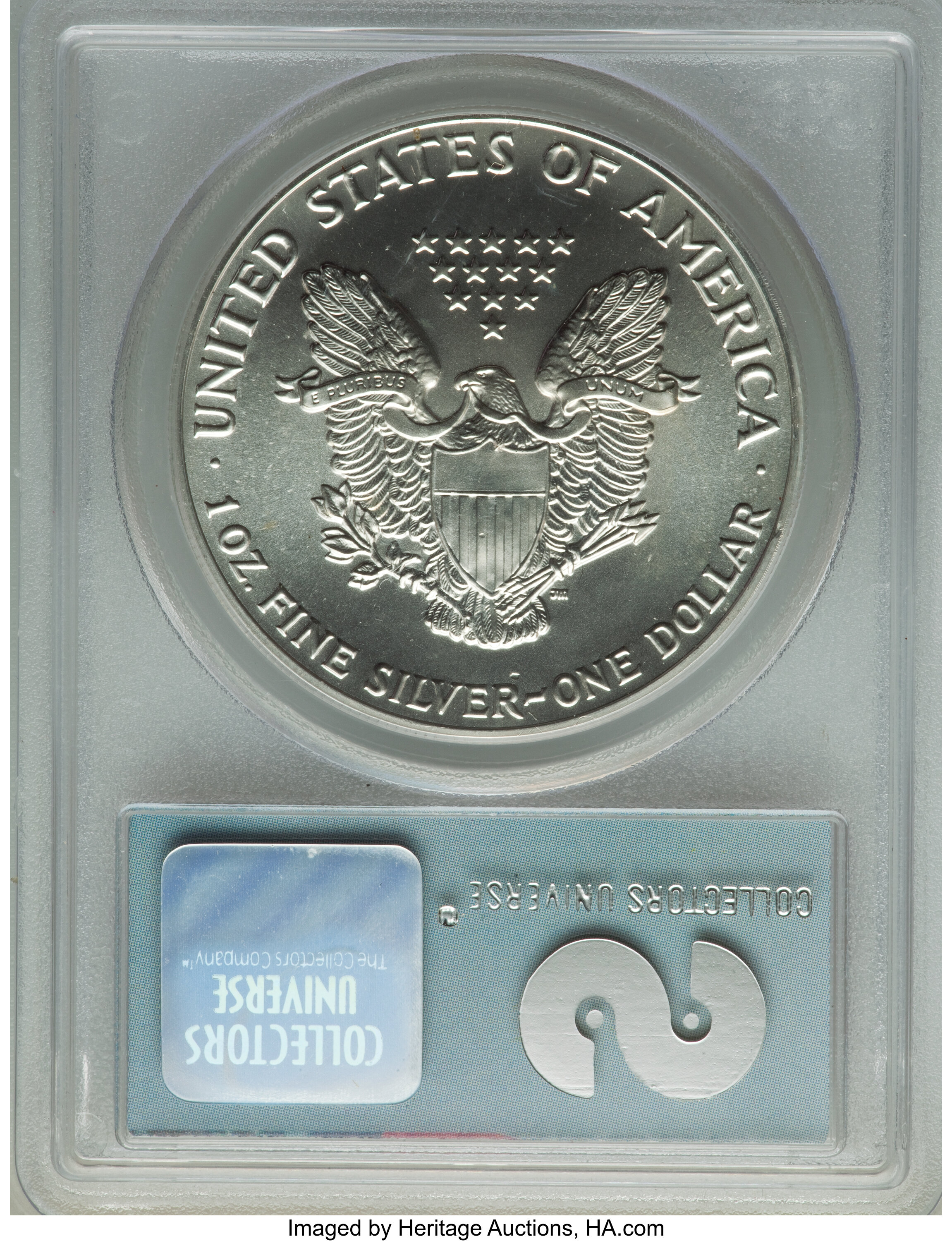 1989 $1  Silver Eagle MS63 thumbnail 8