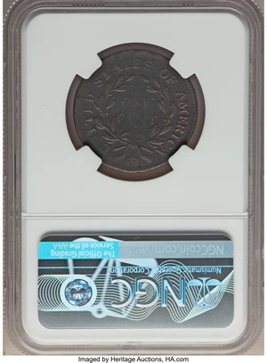 image for: 1796 1C Liberty Cap, S-88, B-9, R.4, VG8 NGC. NGC Census: (1/7). PCGS Population: (0/5). CDN: $800 Whsle. Bid for NGC/PCGS ...