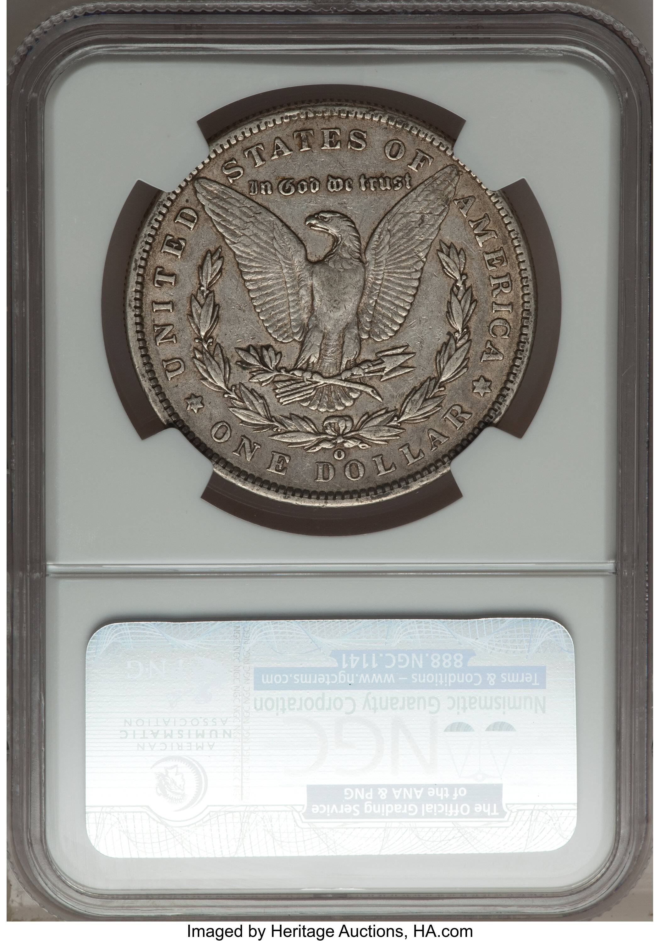 image for: 1900-O/CC $1 VAM-7A VF35 NGC. A Top-100 Variety. NGC Census: (0/0). PCGS Population: (6/41). CDN: $120 Whsle. Bid for NGC/P...