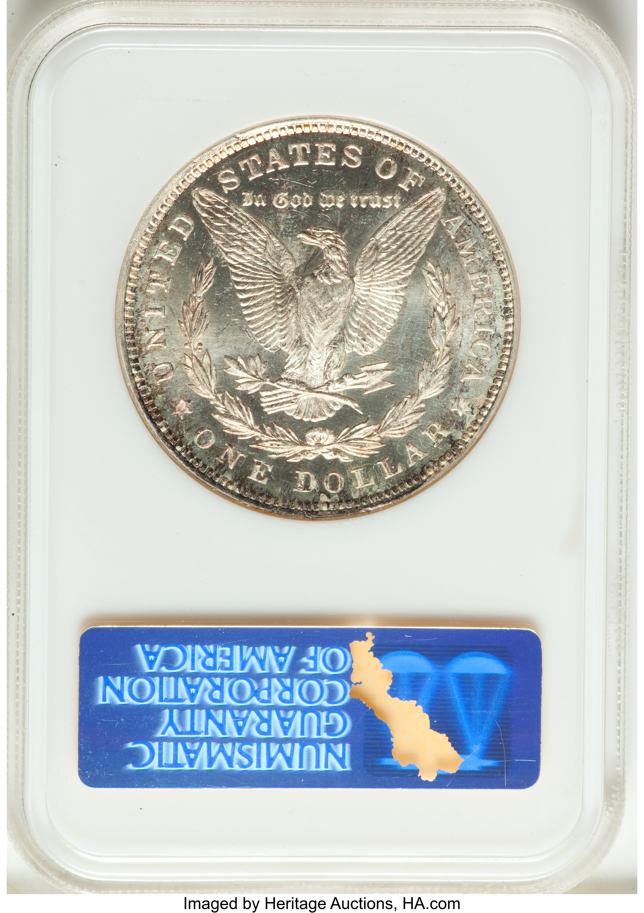 1921 $1  Morgan MS DMPL MS61 DMPL thumbnail 2