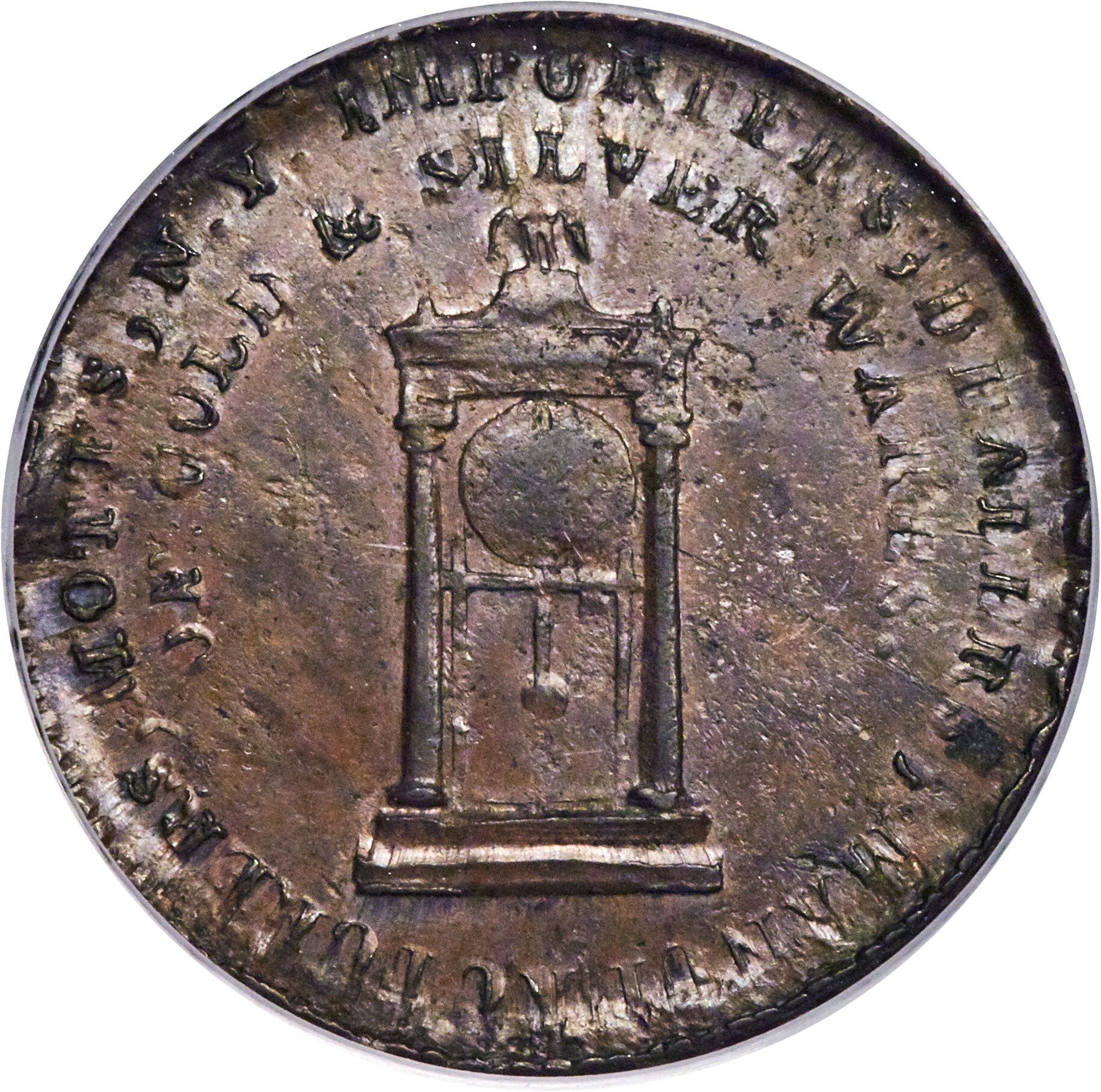 image for: 1789 TOKEN Mott Token, Thick Planchet, Engrailed Edge MS62 Brown PCGS. Breen-1024, Rulau-E-NY-612.  PCGS Population: (5/0)....