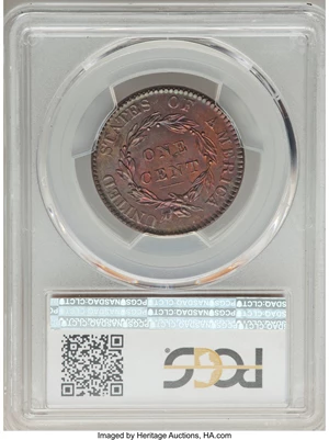 image for: 1820 1C Large Date, N-13, R.1, MS65 Red and Brown PCGS. PCGS Population: (86/8 and 4/0+). NGC Census: (50/12 and 1/0+). CDN...