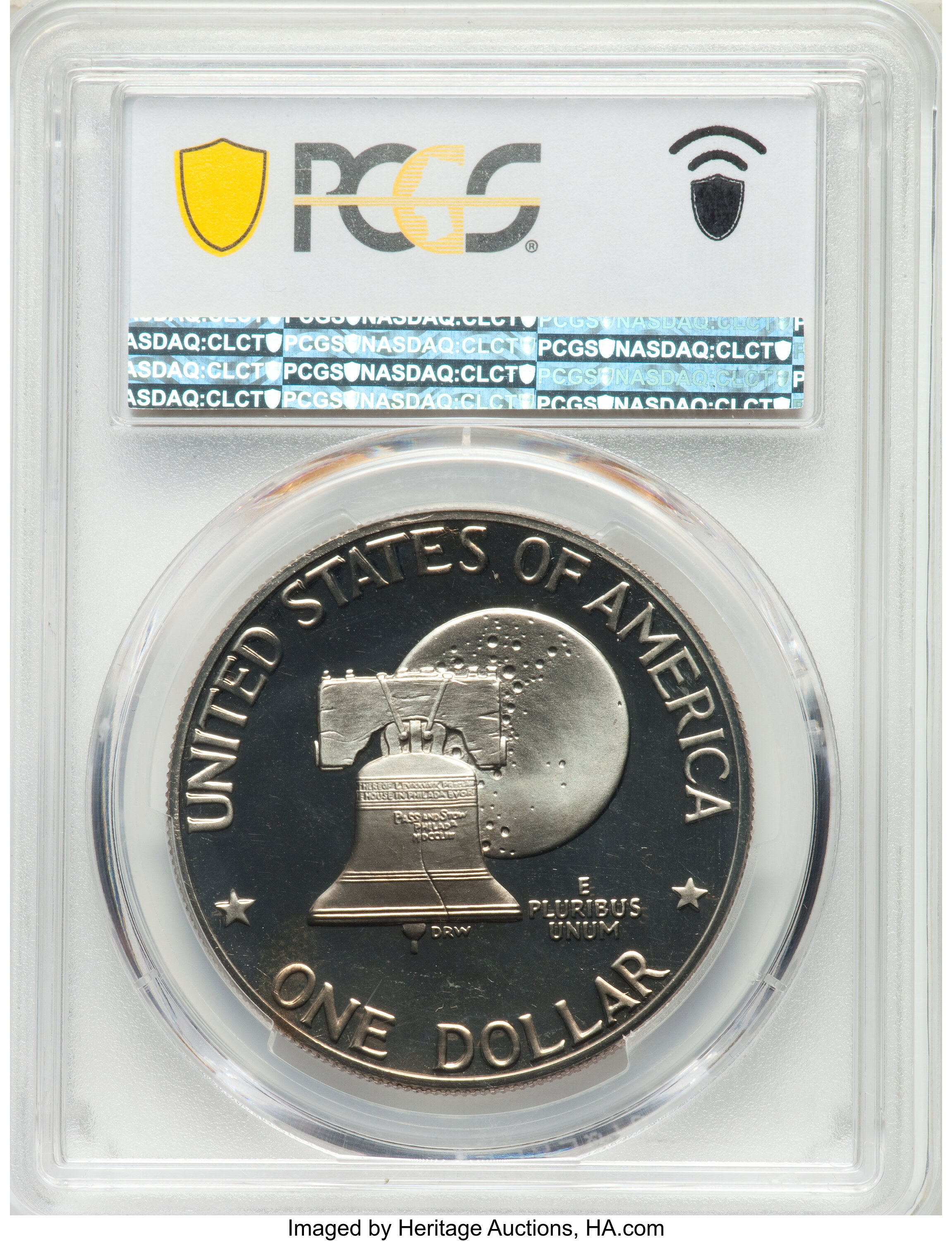 1976-S $1  Clad, Type 2 PR DCAM PR63 DCAM thumbnail 2