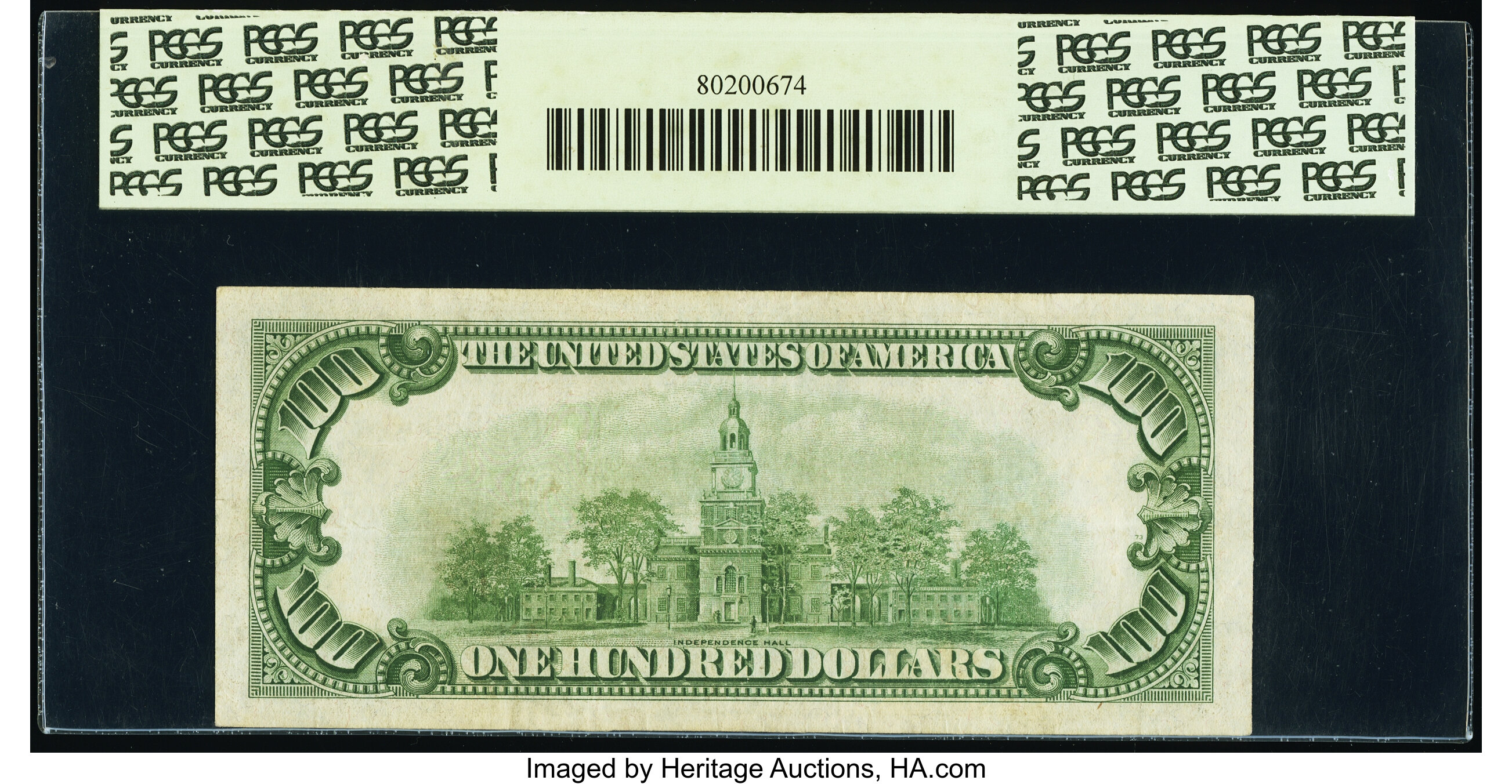 image for: Fr. 2152-K* $100 1934 Dark Green Seal Federal Reserve Star Note. PCGS Very Fine 35....