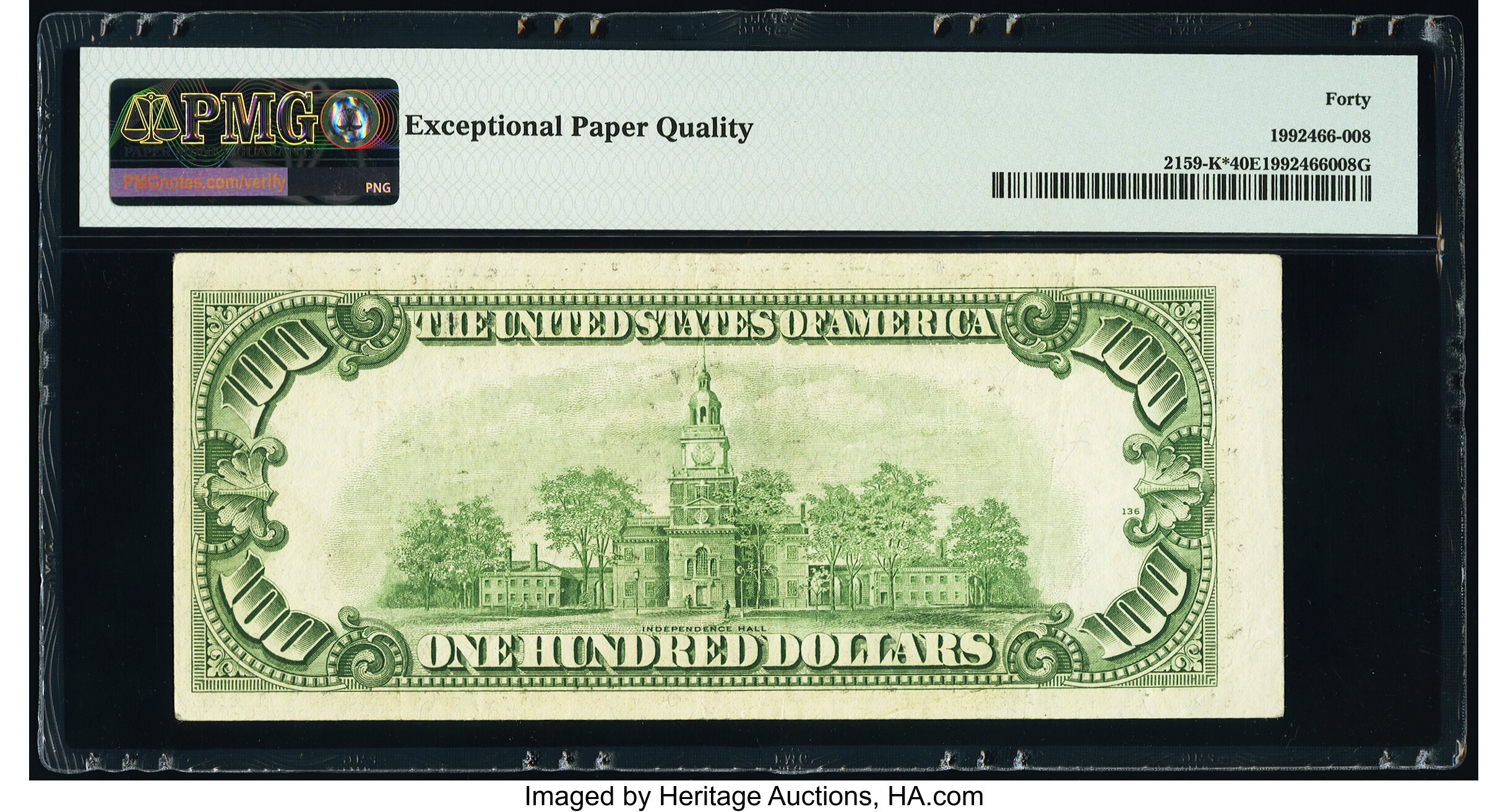 image for: Fr. 2159-K* $100 1950B Federal Reserve Star Note. PMG Extremely Fine 40 EPQ....