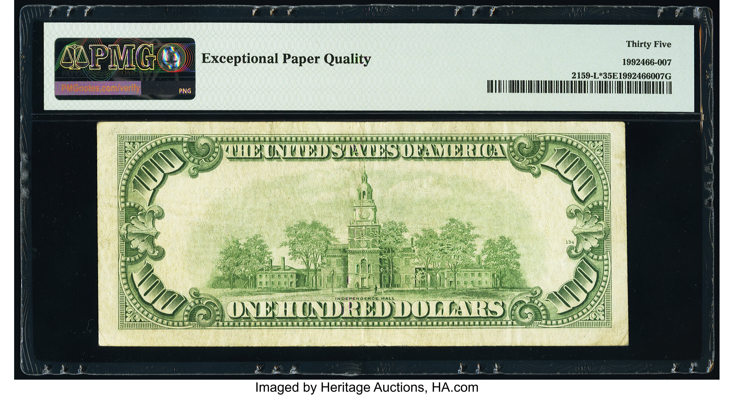 image for: Ivy Baker Priest Courtesy Autographed Fr. 2159-L* $100 1950B Federal Reserve Star Note. PMG Choice Very Fine 35 EPQ....