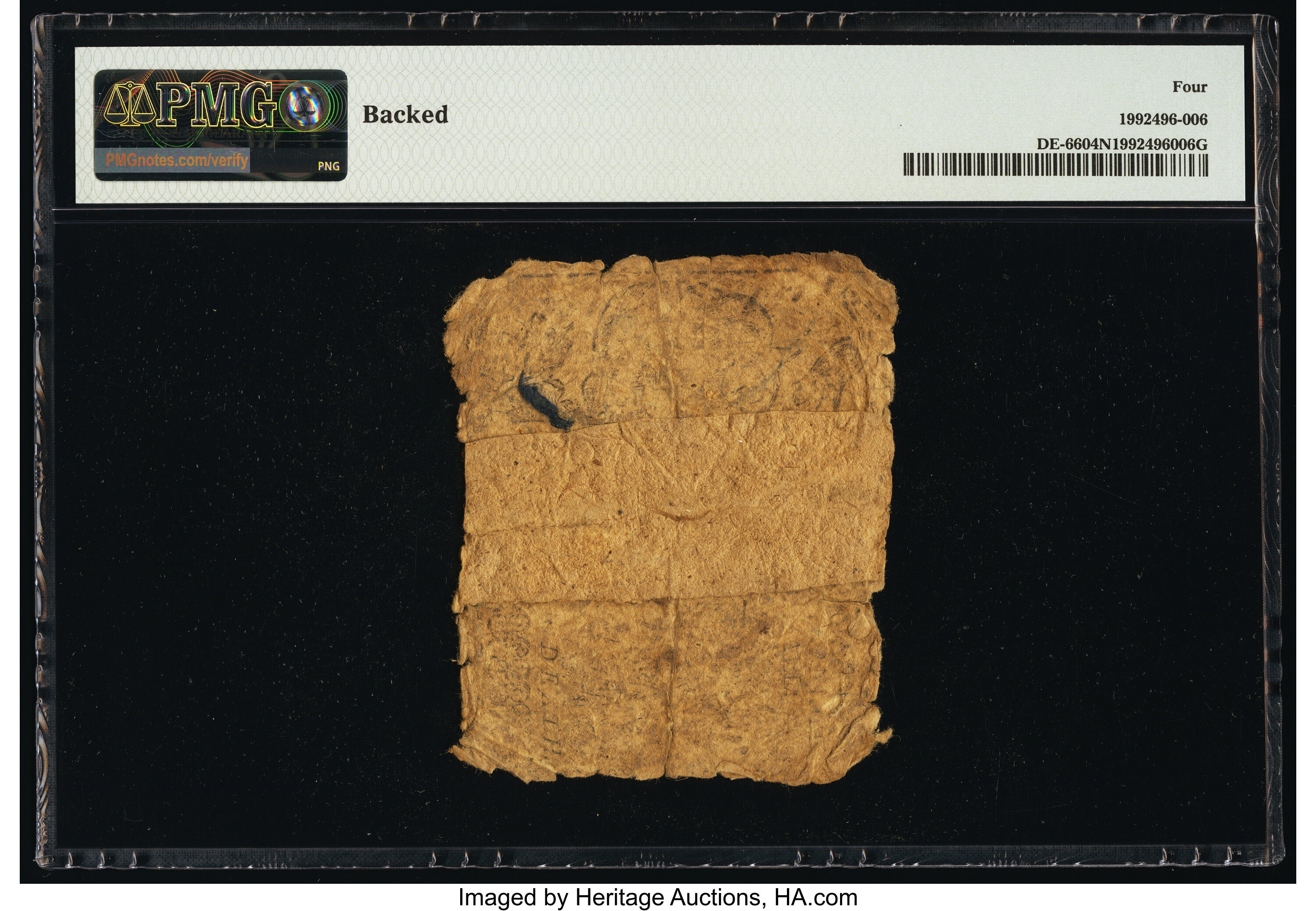 image for: Delaware June 1, 1759 10s PMG Good 4 Net....