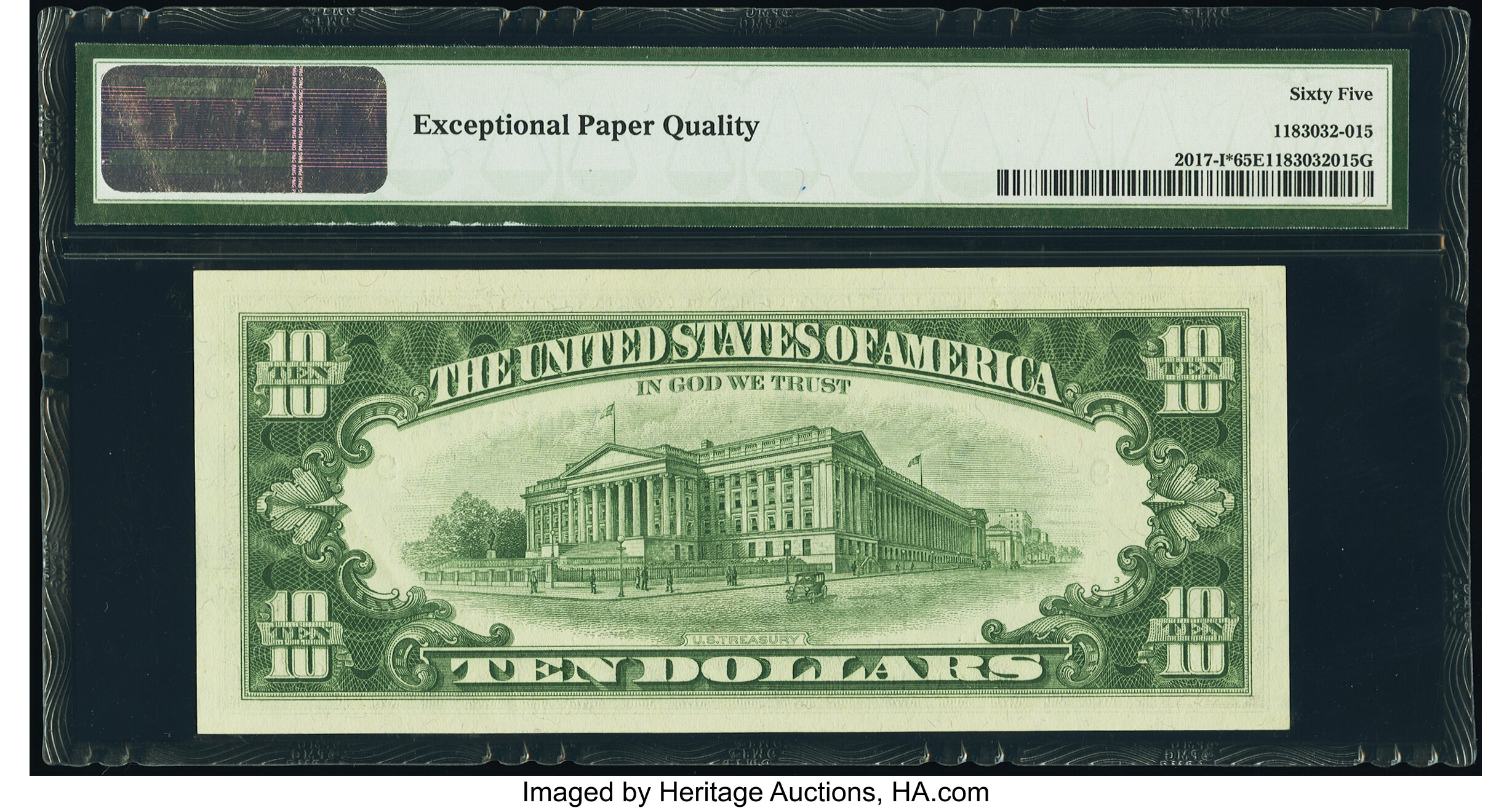 image for: Fr. 2017-I* $10 1963A Federal Reserve Star Note. PMG Gem Uncirculated 65 EPQ....