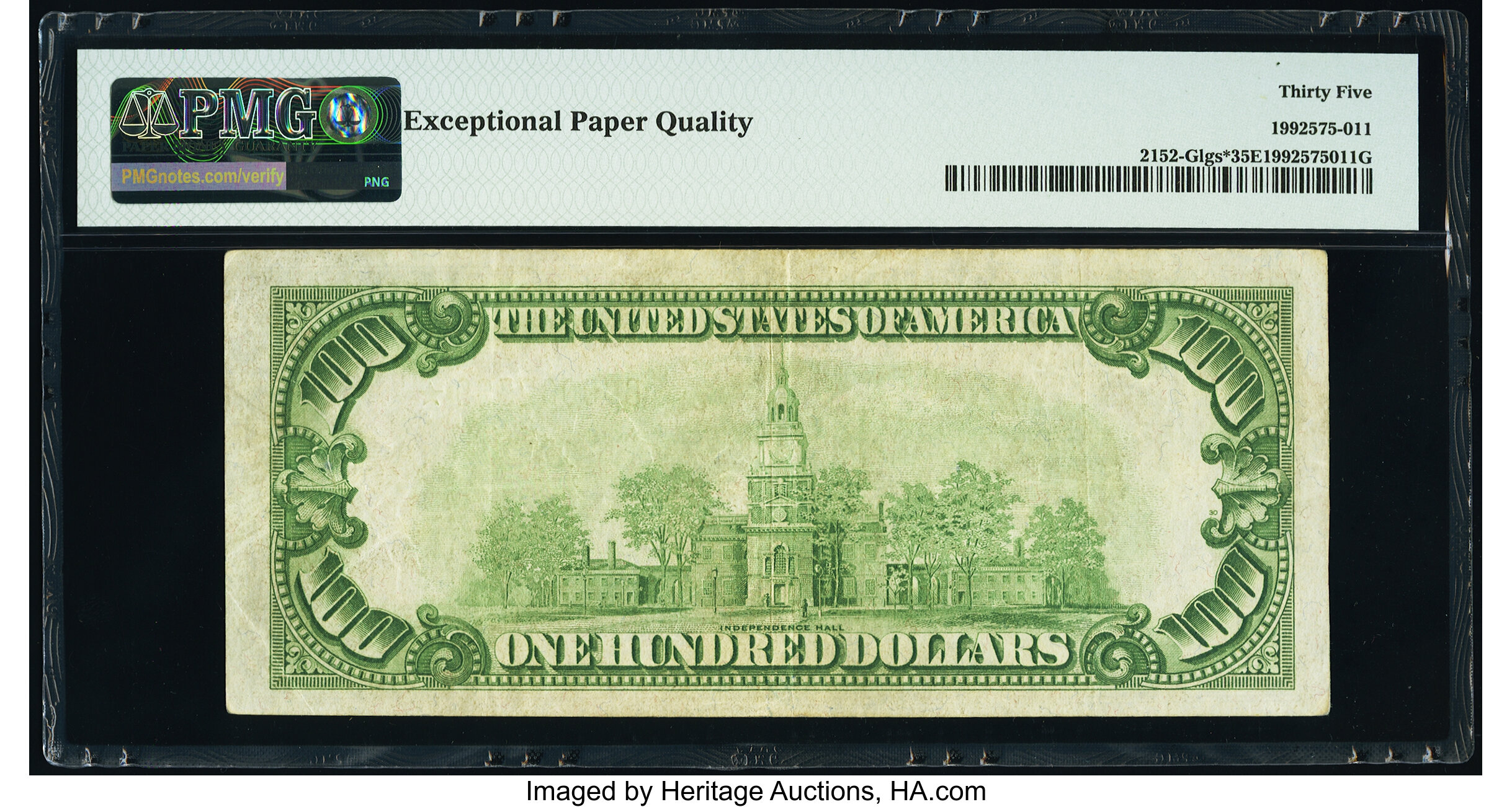 image for: Low Serial Number 2599 Fr. 2152-G* $100 1934 Light Green Seal Federal Reserve Star Note. PMG Choice Very Fine 35 EPQ....