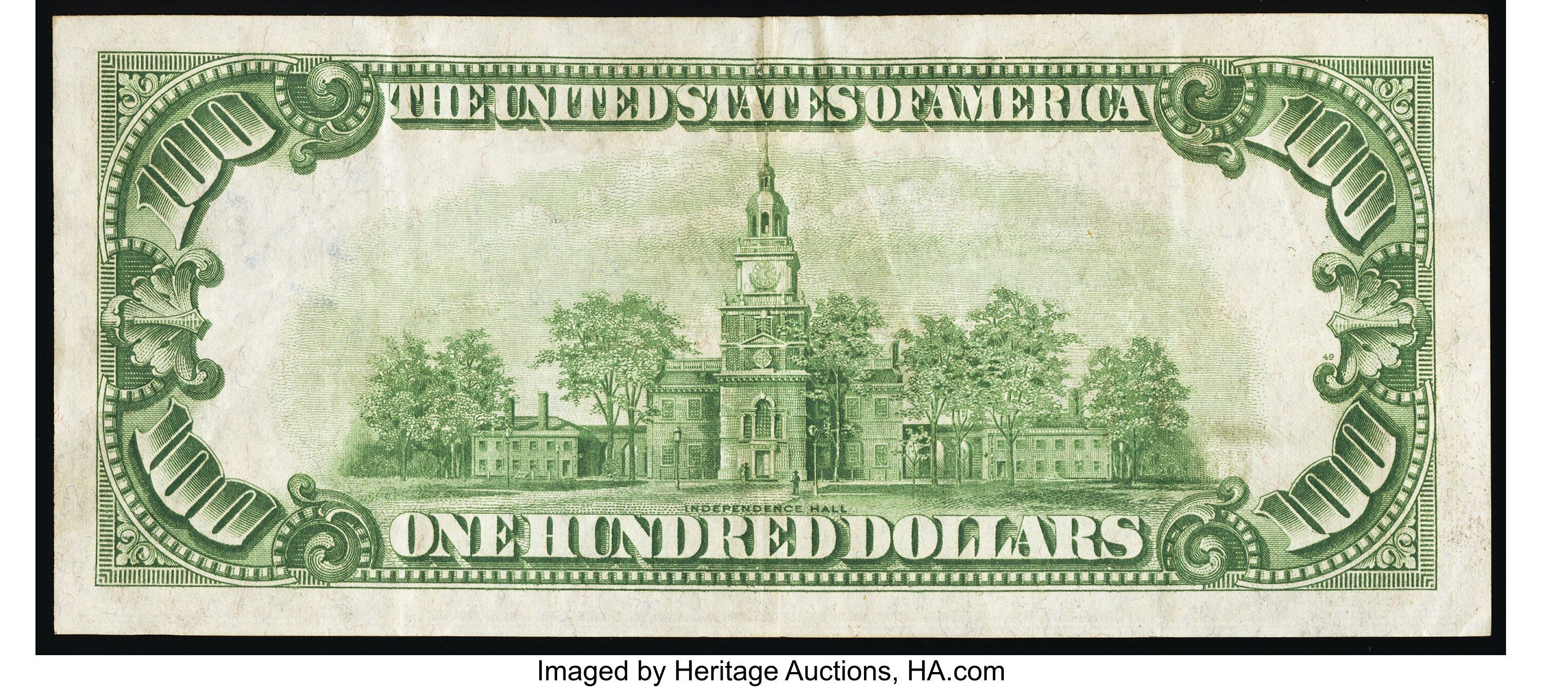image for: Fr. 2152-H* $100 1934 Light Green Seal Federal Reserve Star Note. PCGS Very Fine 35....