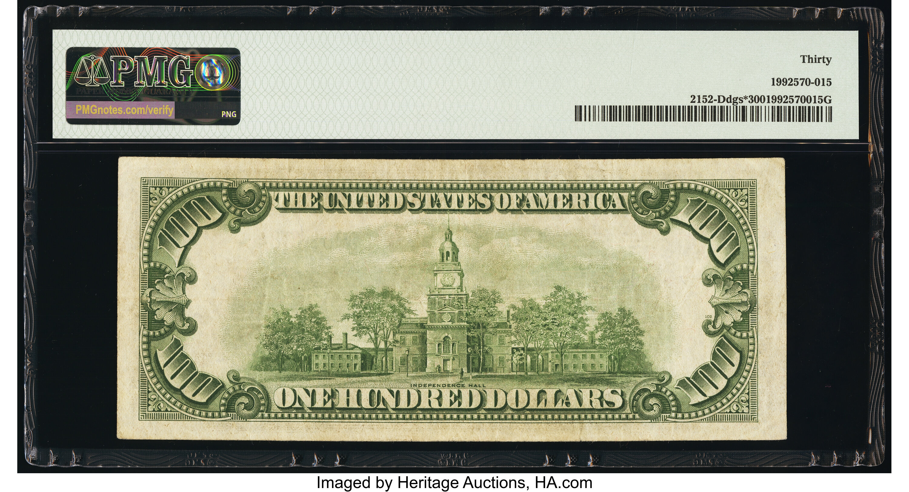 image for: Fr. 2152-D* $100 1934 Dark Green Seal Federal Reserve Star Note. PMG Very Fine 30....