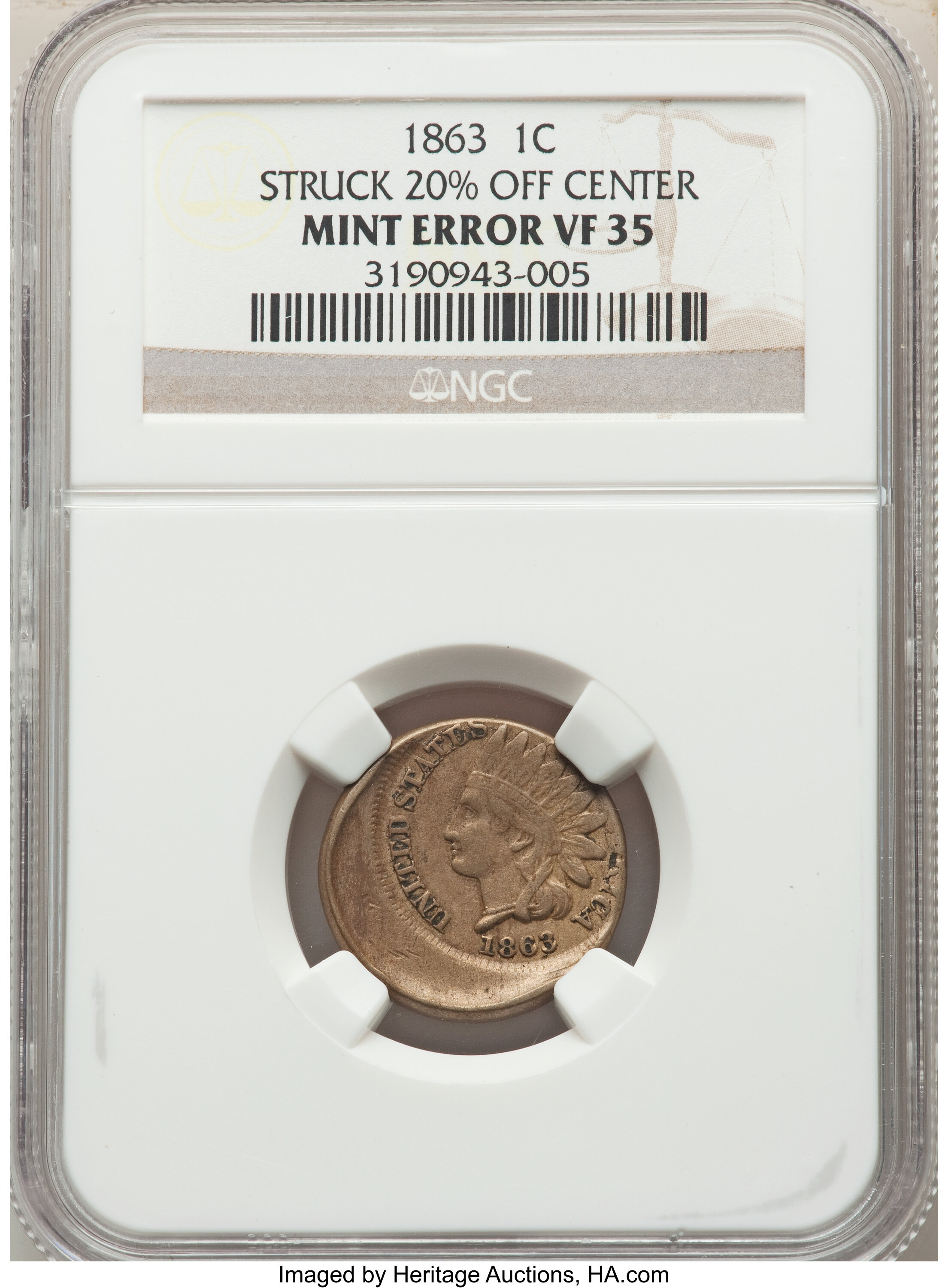 1863 One Cent MS Values | Greysheet