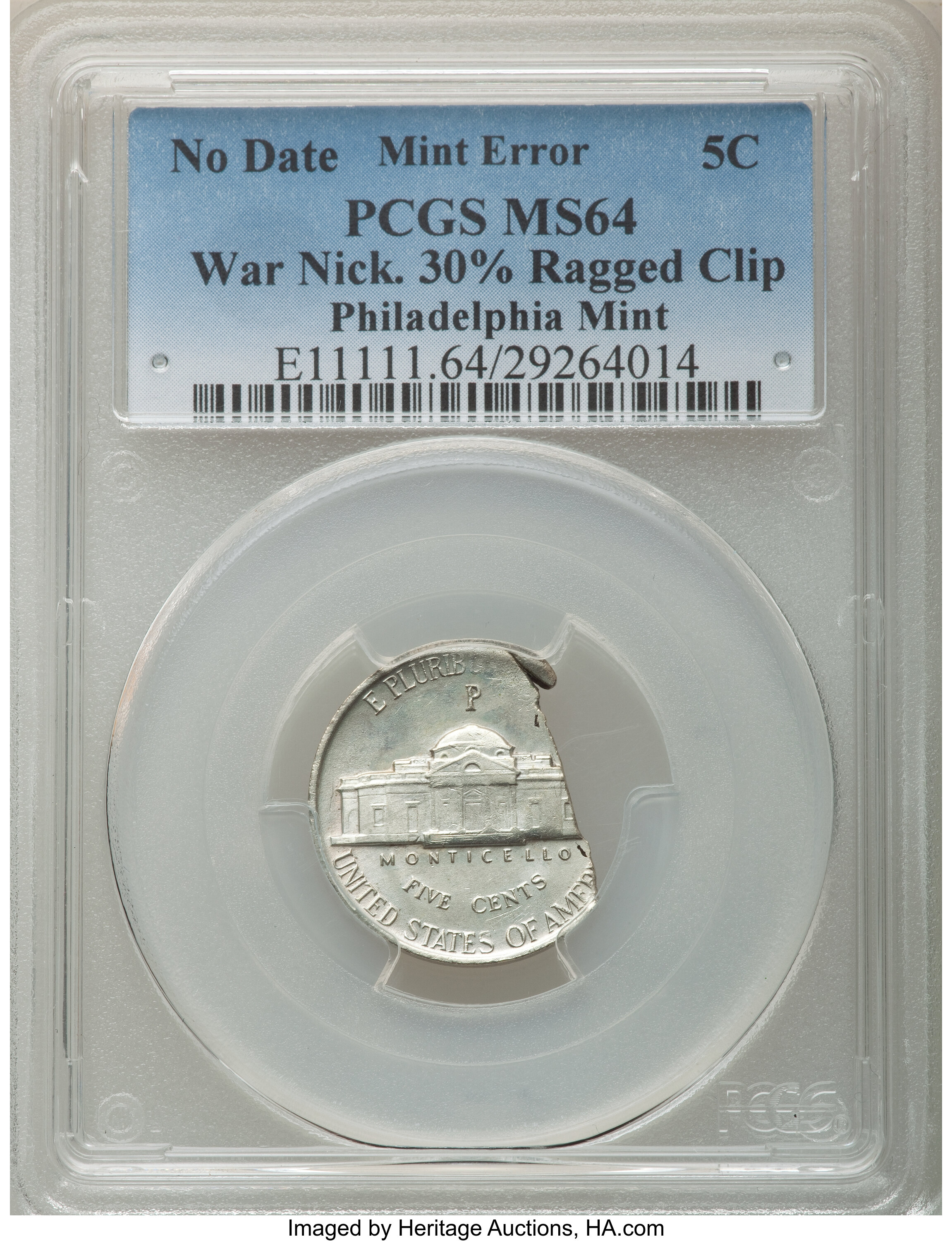1942-P 5c Type 2, Silver MS64 thumbnail 5