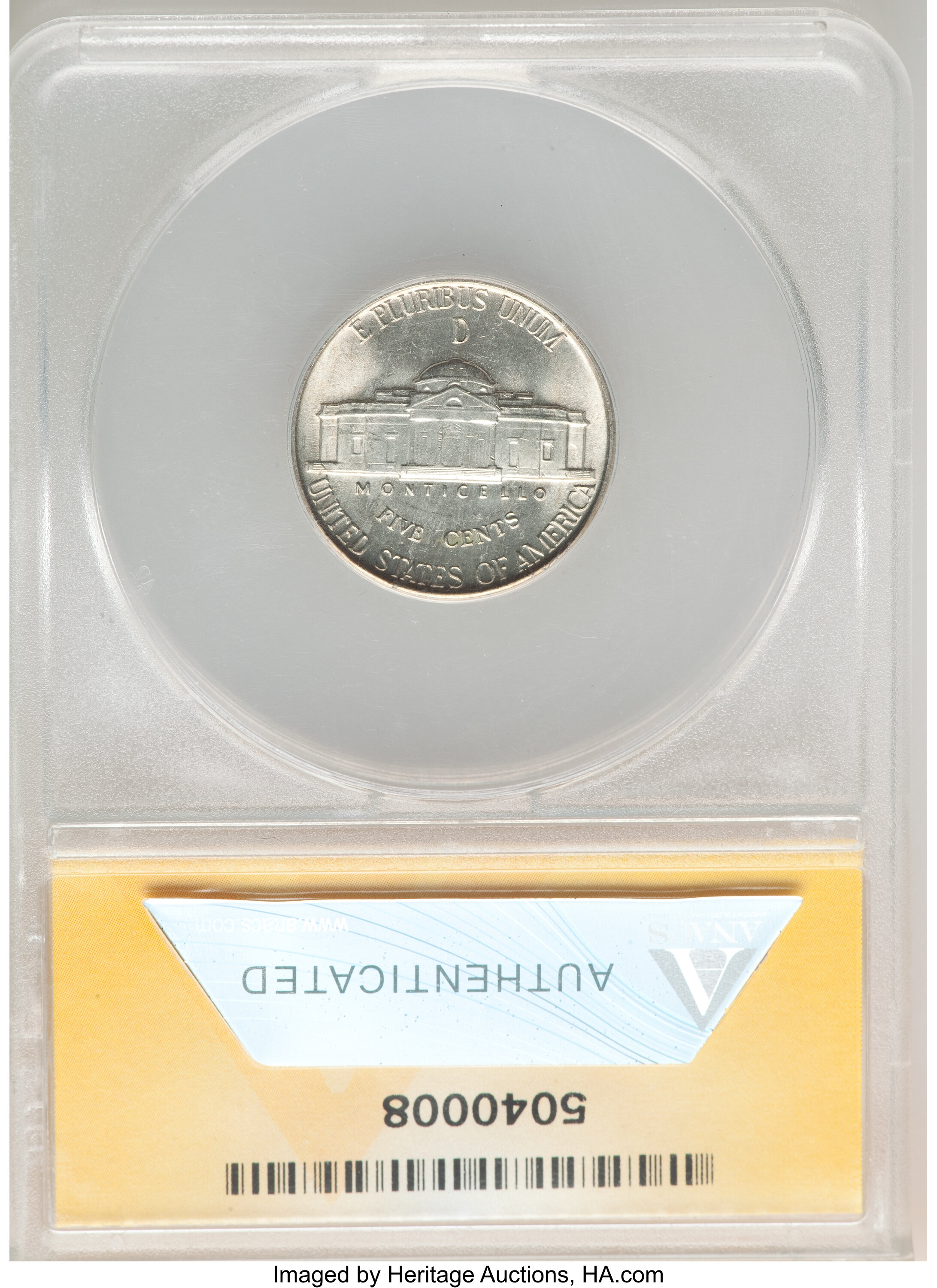1943-D 5c Silver F15 thumbnail 13