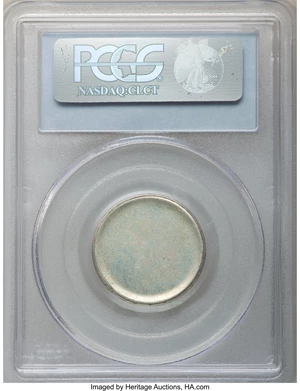 image for: Undated 25C 90% Silver Type Two Quarter Dollar -- Blank Planchet -- MS62 PCGS....