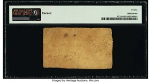 image for: New York April 20, 1756 £10 PMG Fine 12 Net....