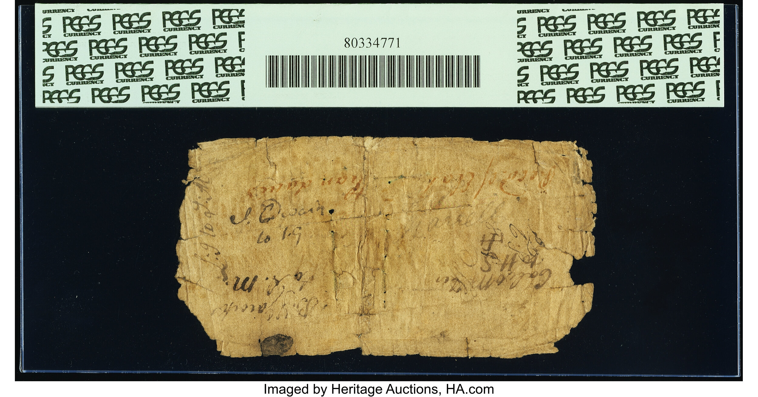 image for: North Carolina March 9, 1754 15s PCGS Apparent Very Good 08....