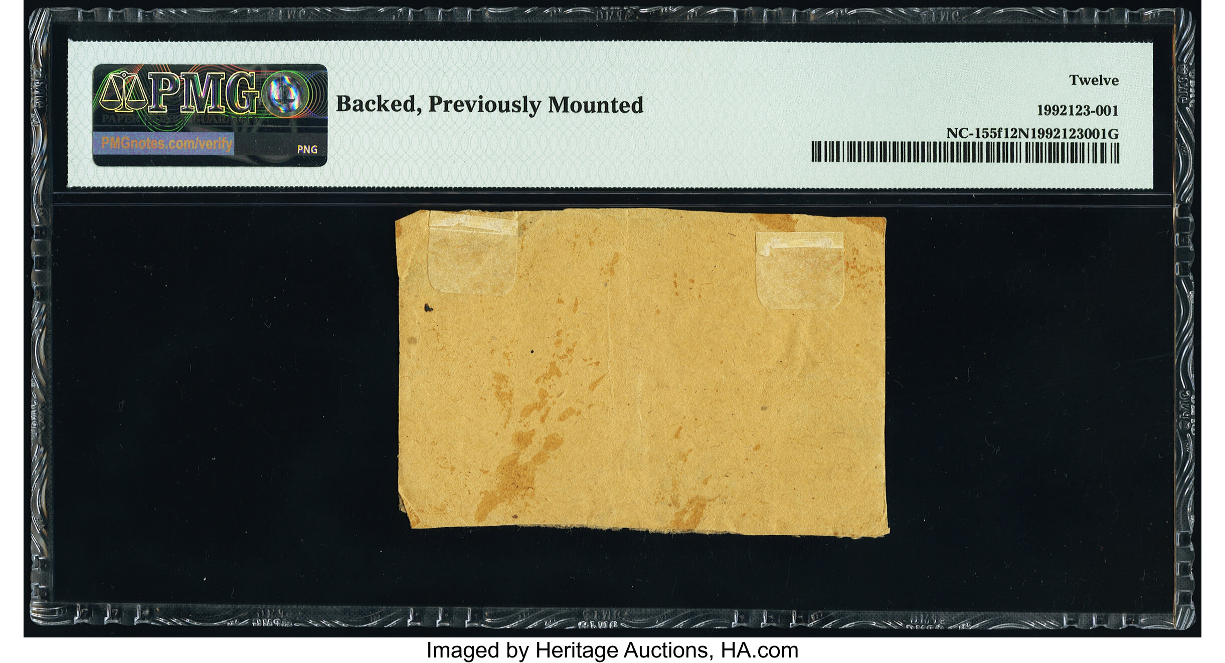 image for: North Carolina April 2, 1776 $1/4 Sea Urchin PMG Fine 12 Net....