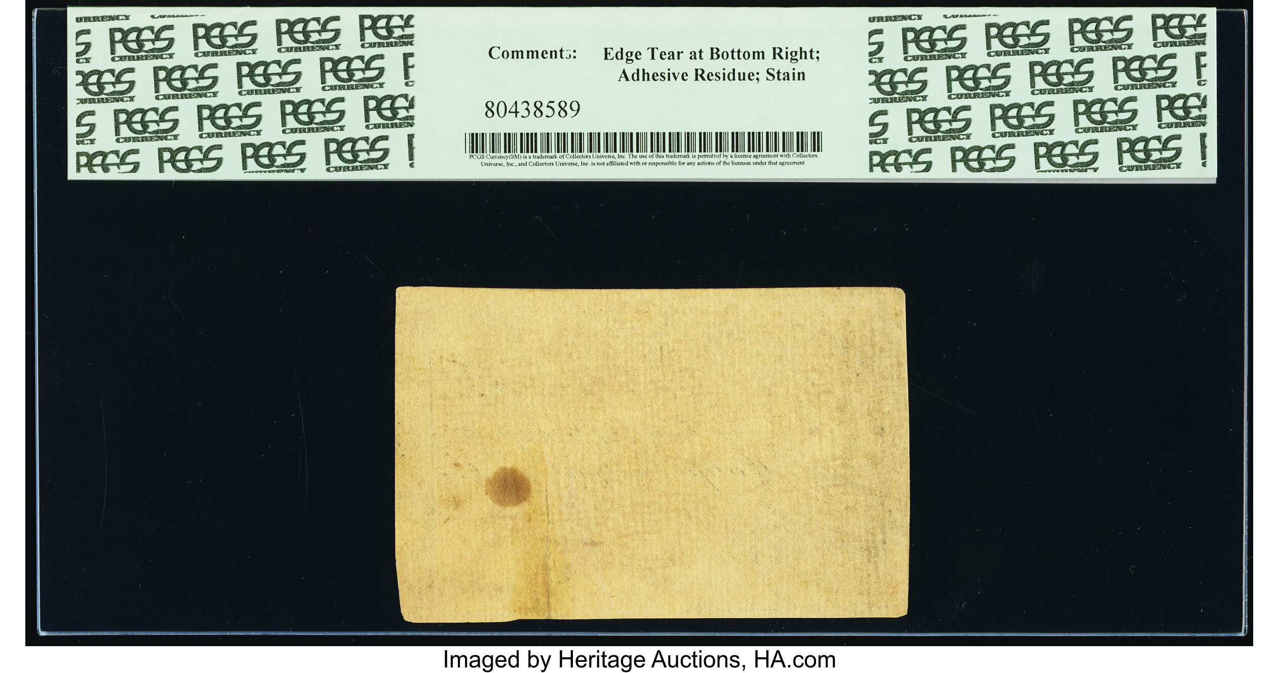 image for: North Carolina April 2, 1776 $15 Boar PCGS Choice About New 55....