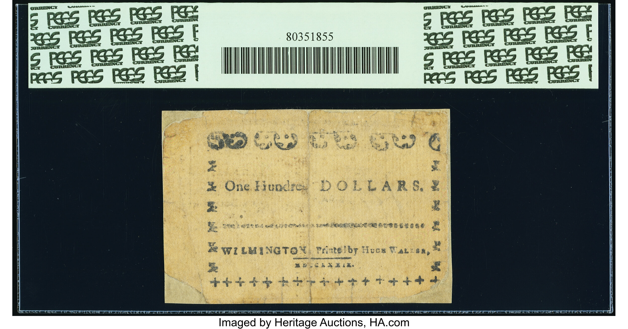 image for: North Carolina May 15, 1779 $100 A free Commerce PCGS Apparent Very Fine 30....