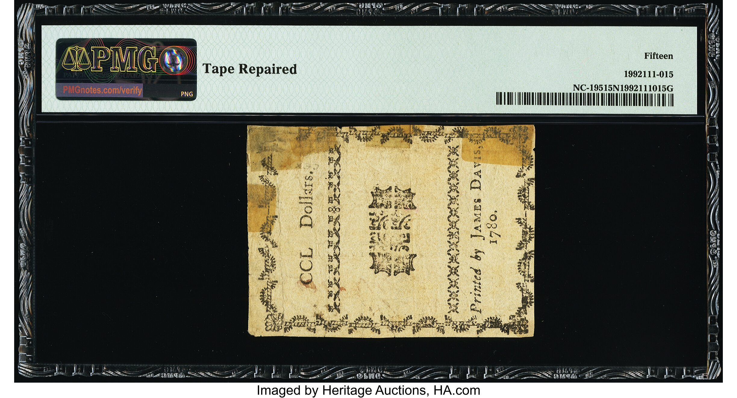 image for: North Carolina May 10, 1780 $250 Quaerenda Pecunia Primum Est. PMG Choice Fine 15 Net....