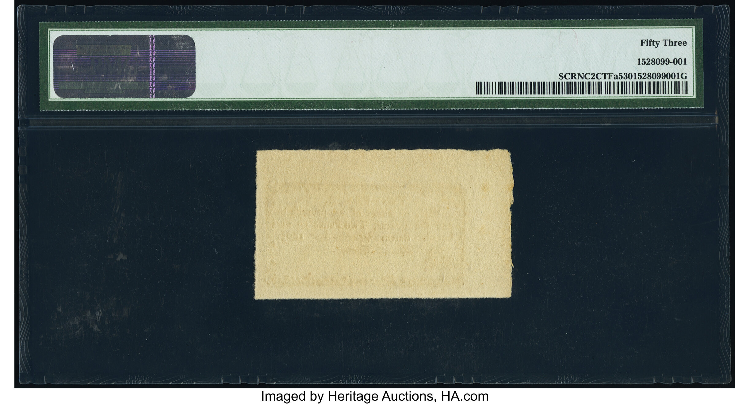 image for: North Carolina Samuel Stots, Salem October 22, 1803 2d PMG About Uncirculated 53....