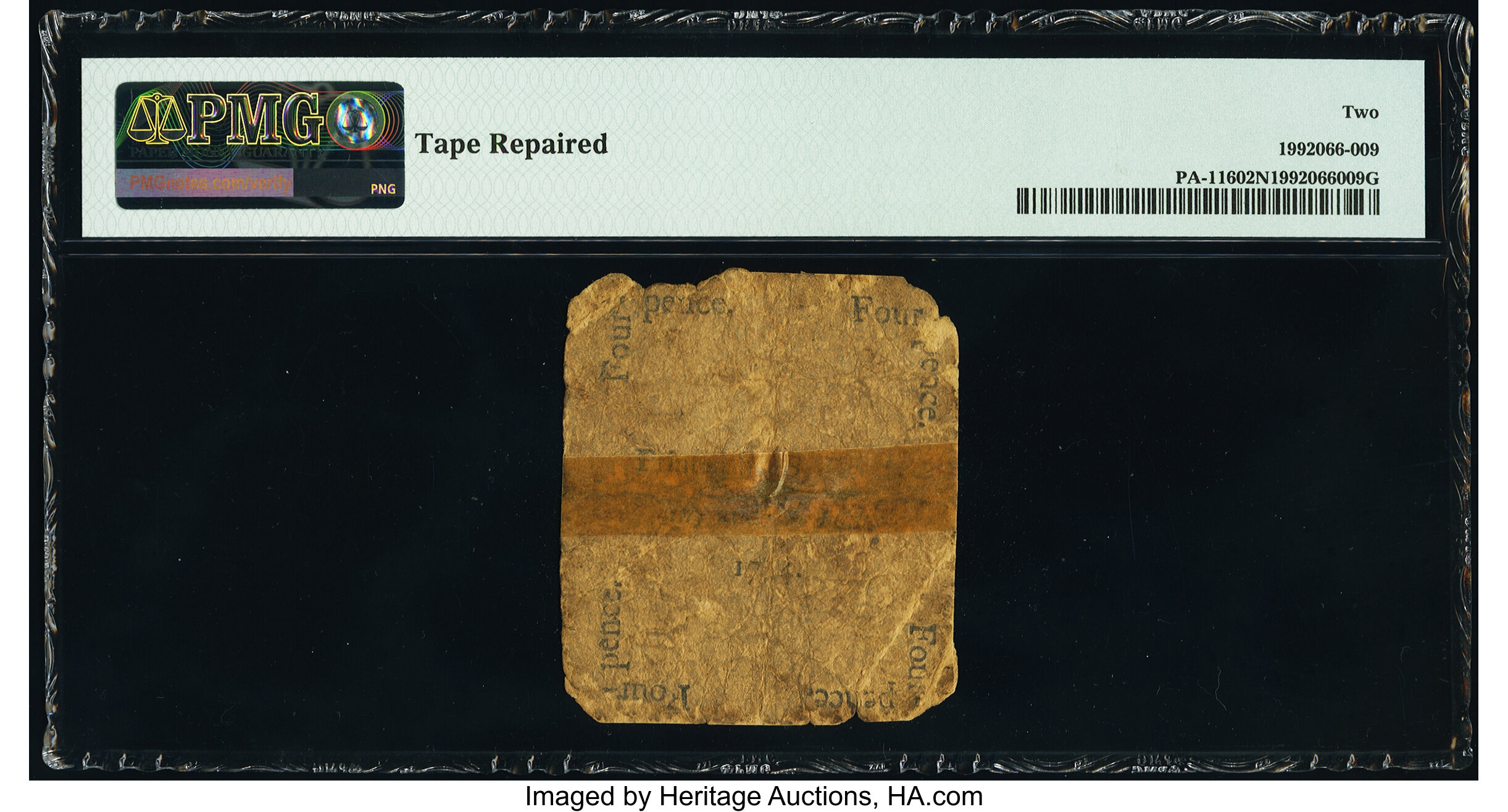 image for: Pennsylvania June 18, 1764 4d PMG Fair 2 Net....